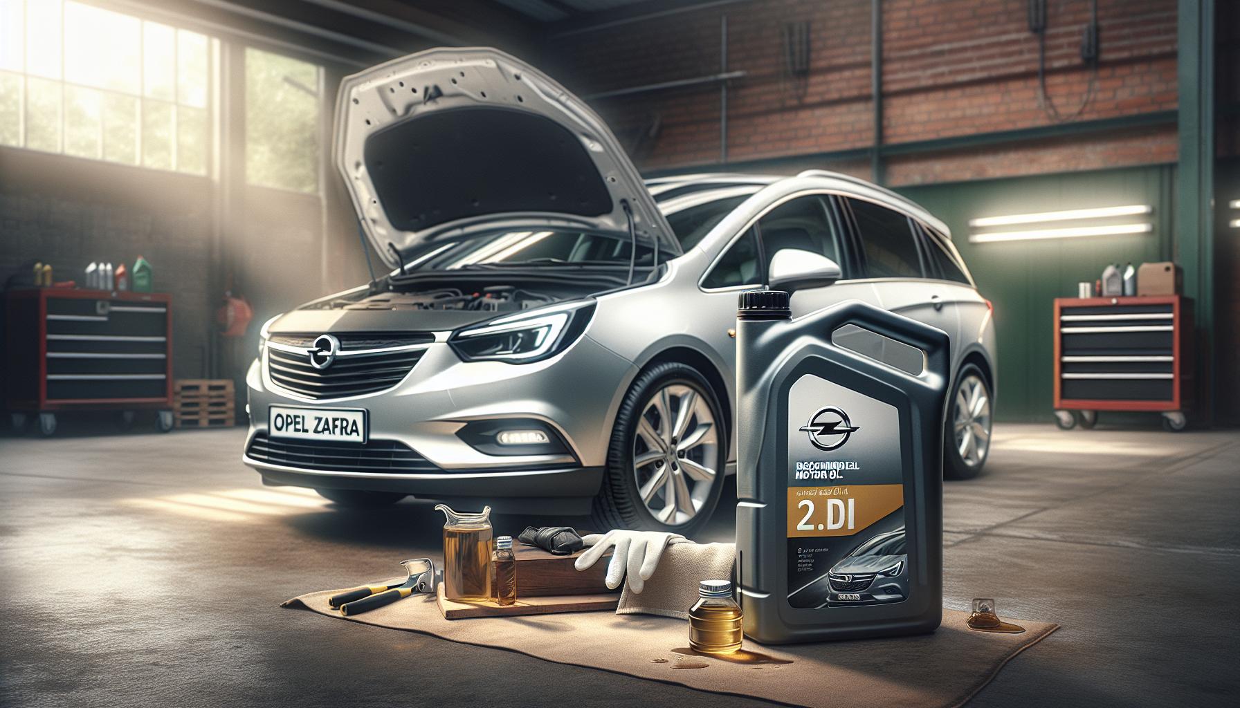 Aceite Recomendado para el Opel Zafira 2.0 DTI