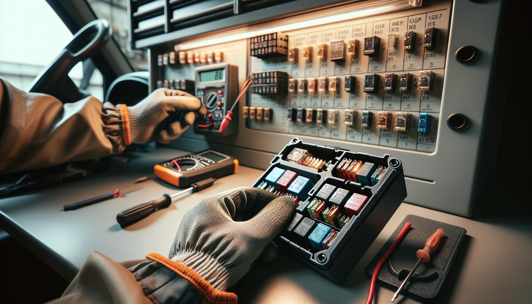 Revisar el Fusible y el Relé del Sistema