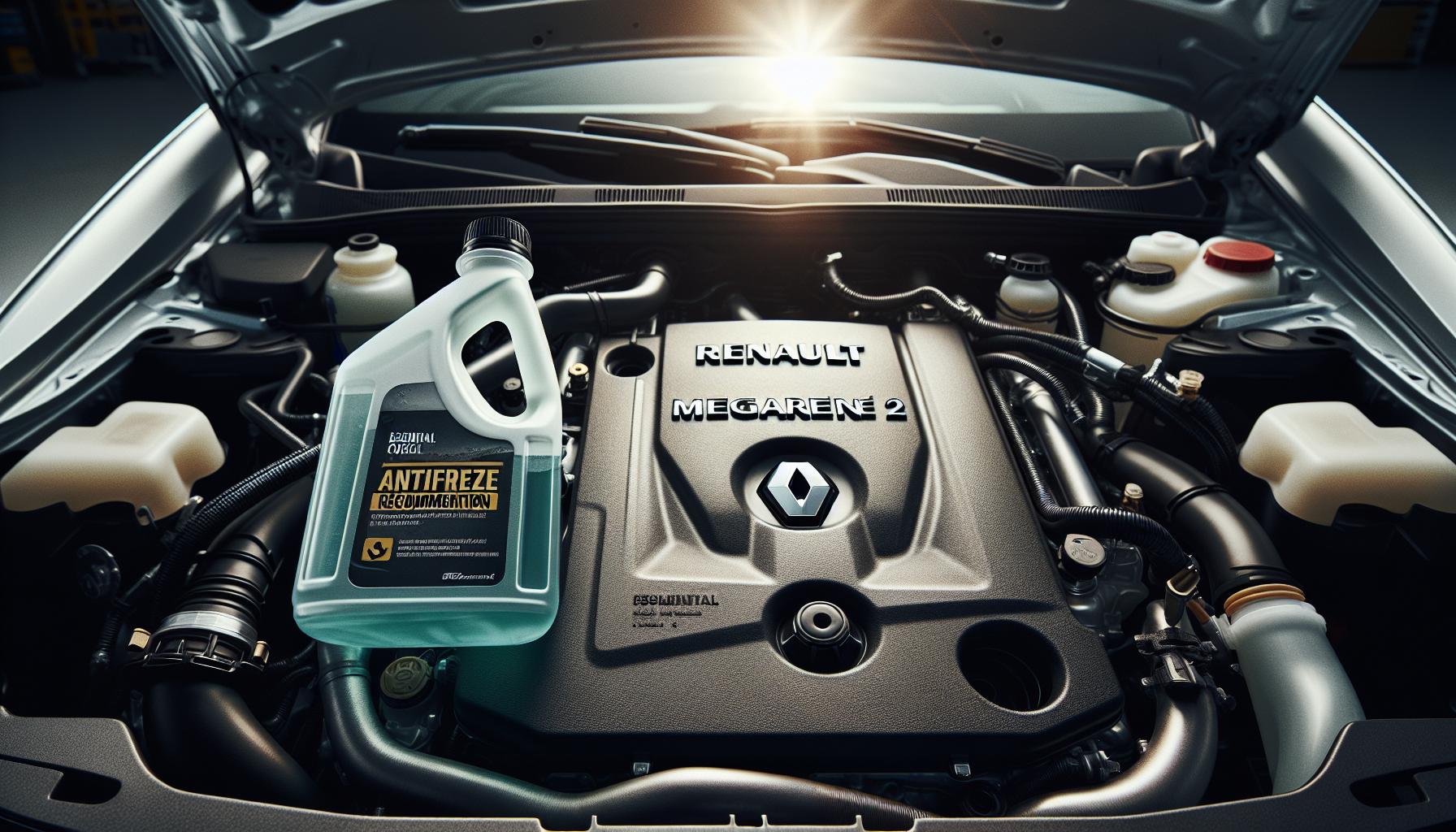 Qué Anticongelante Usa El Renault Megane 2: Tipo Recomendado (AI Generated Image)