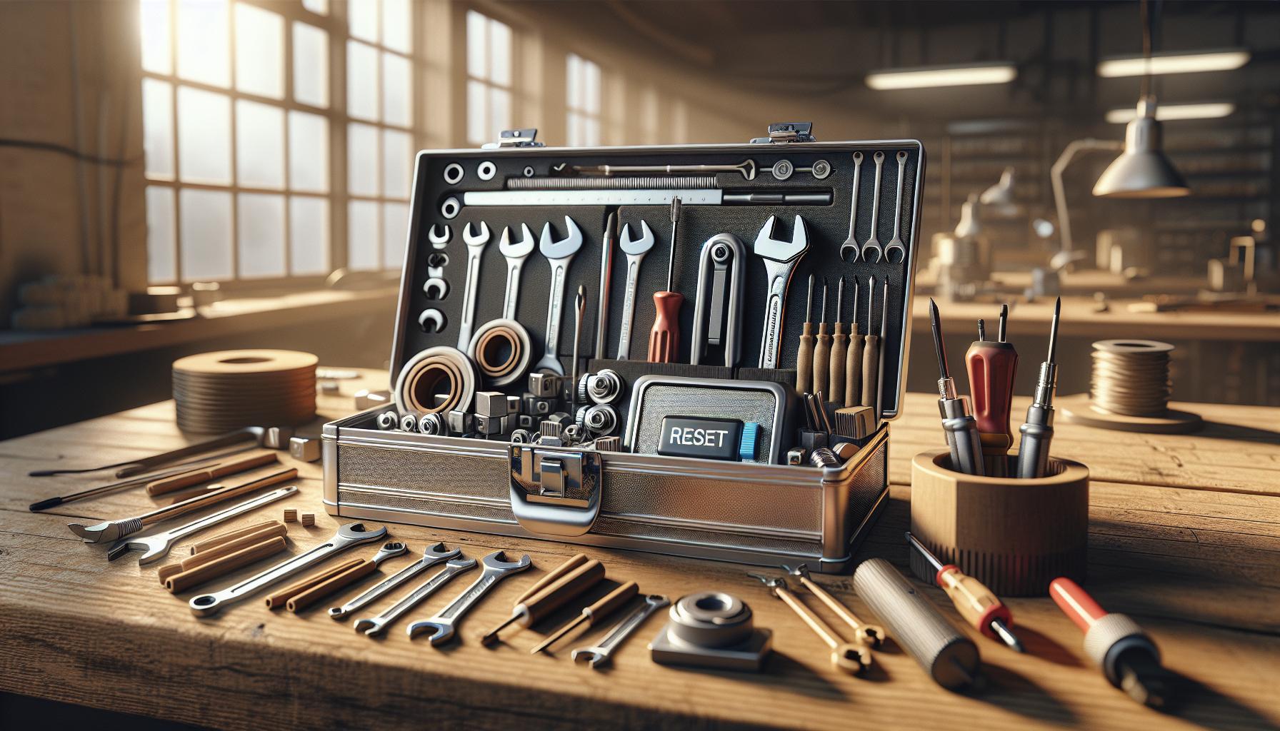 Herramientas necesarias para el reset de fallos