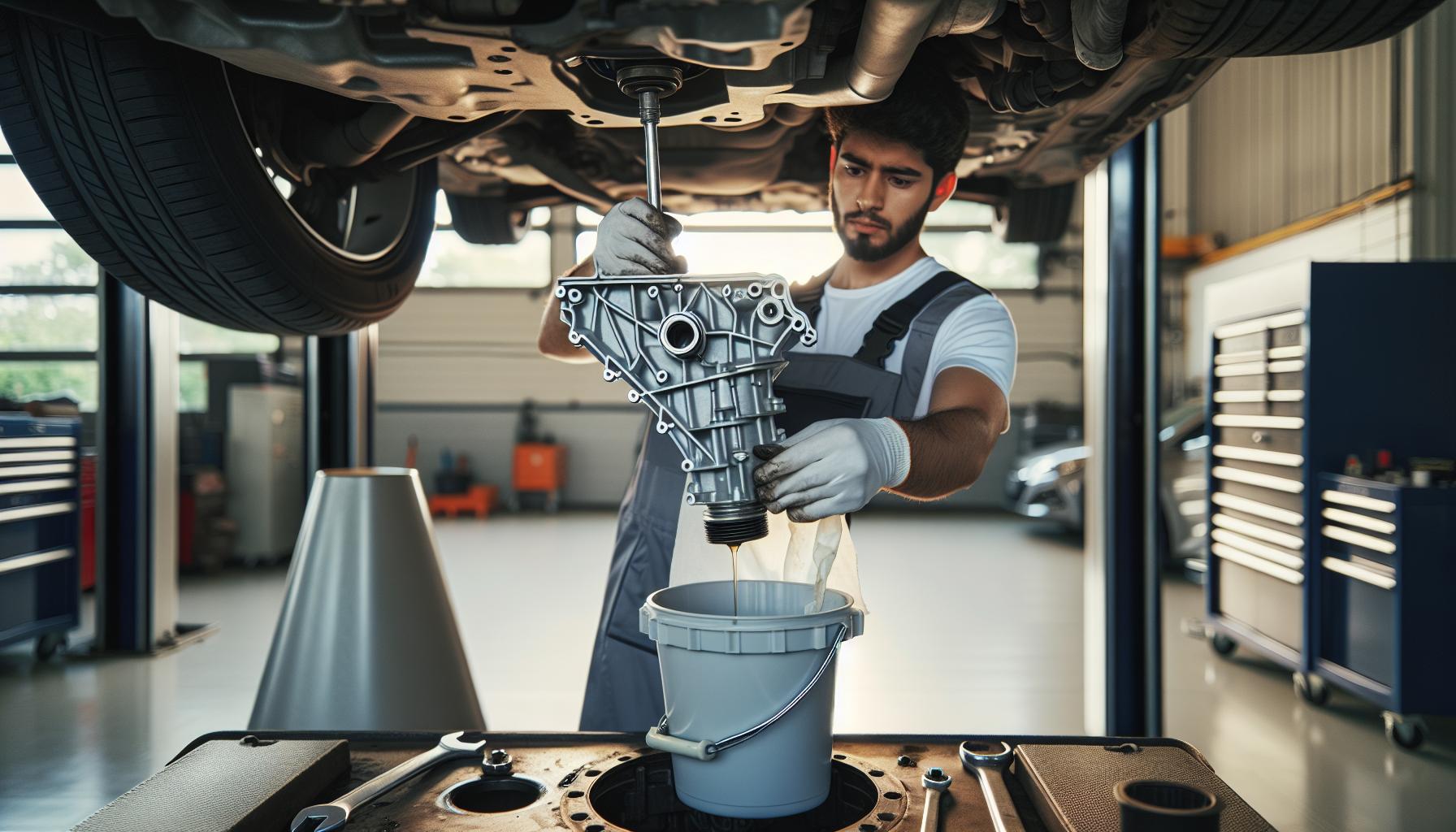 Pasos para el Cambio de Aceite en la Caja de Cambios