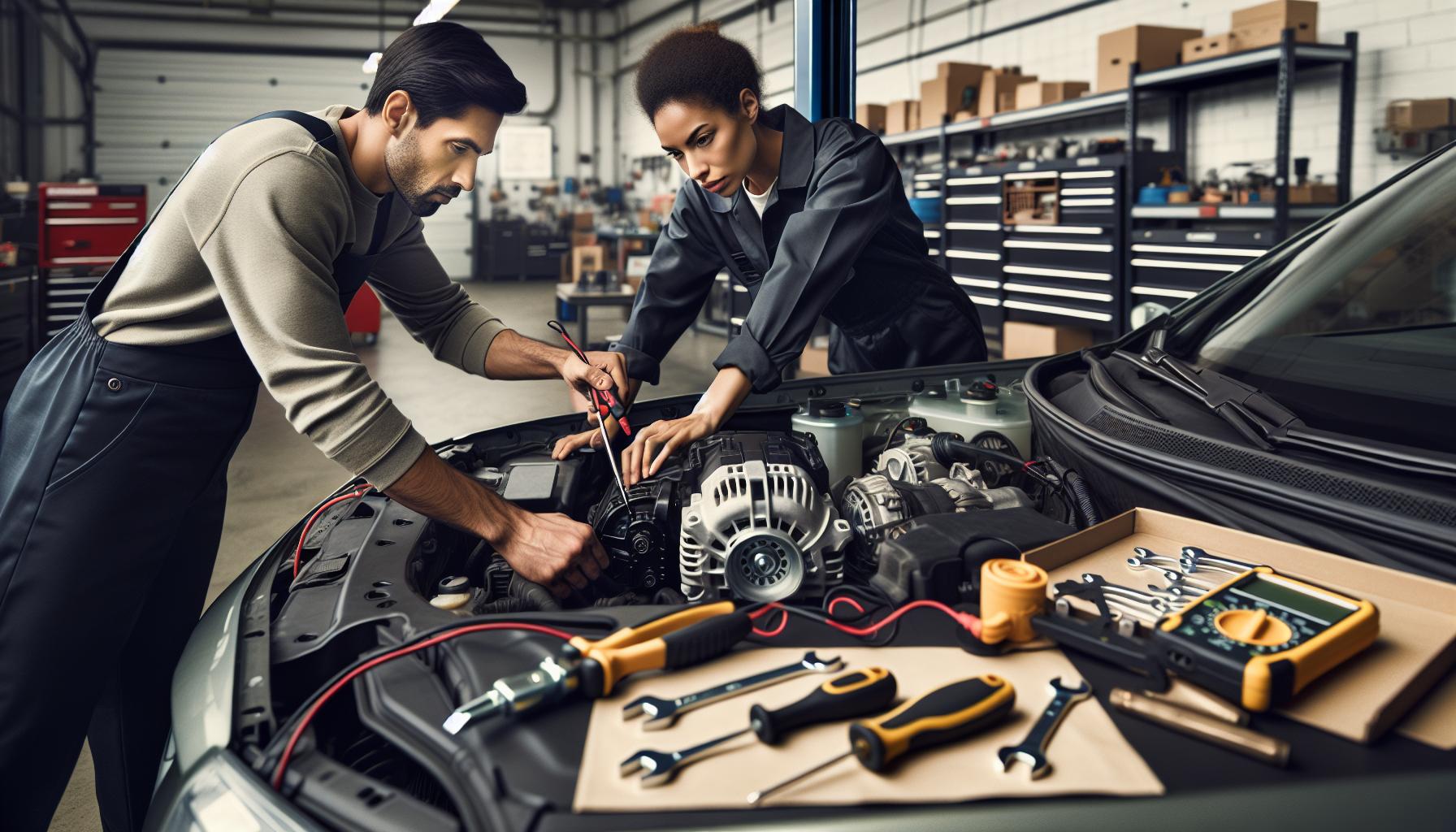 Diagnóstico de Problemas Comunes con el Alternador