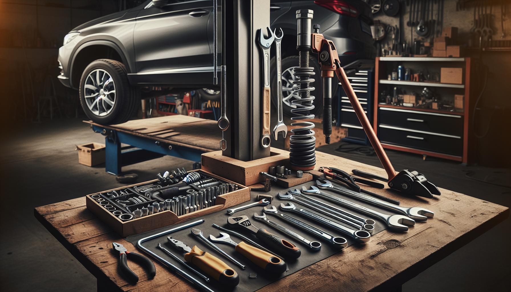 Herramientas necesarias para cambiar el amortiguador