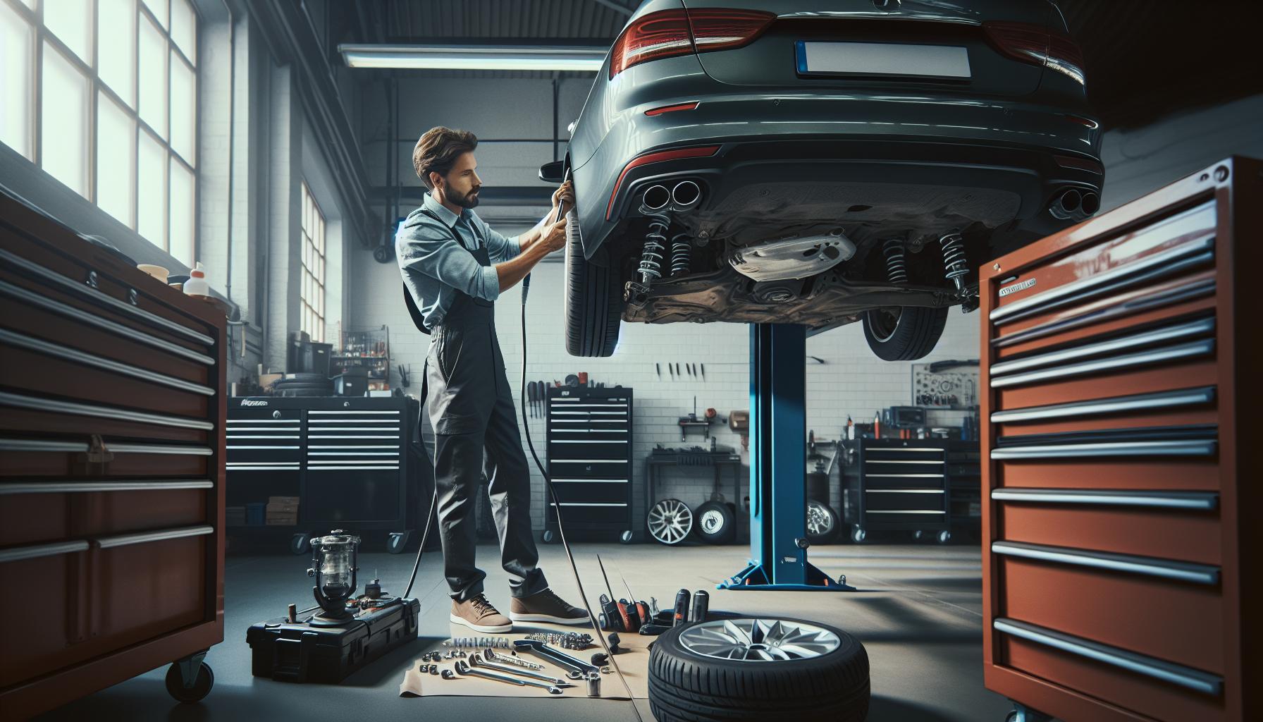 Cómo ajustar la suspensión después del cambio