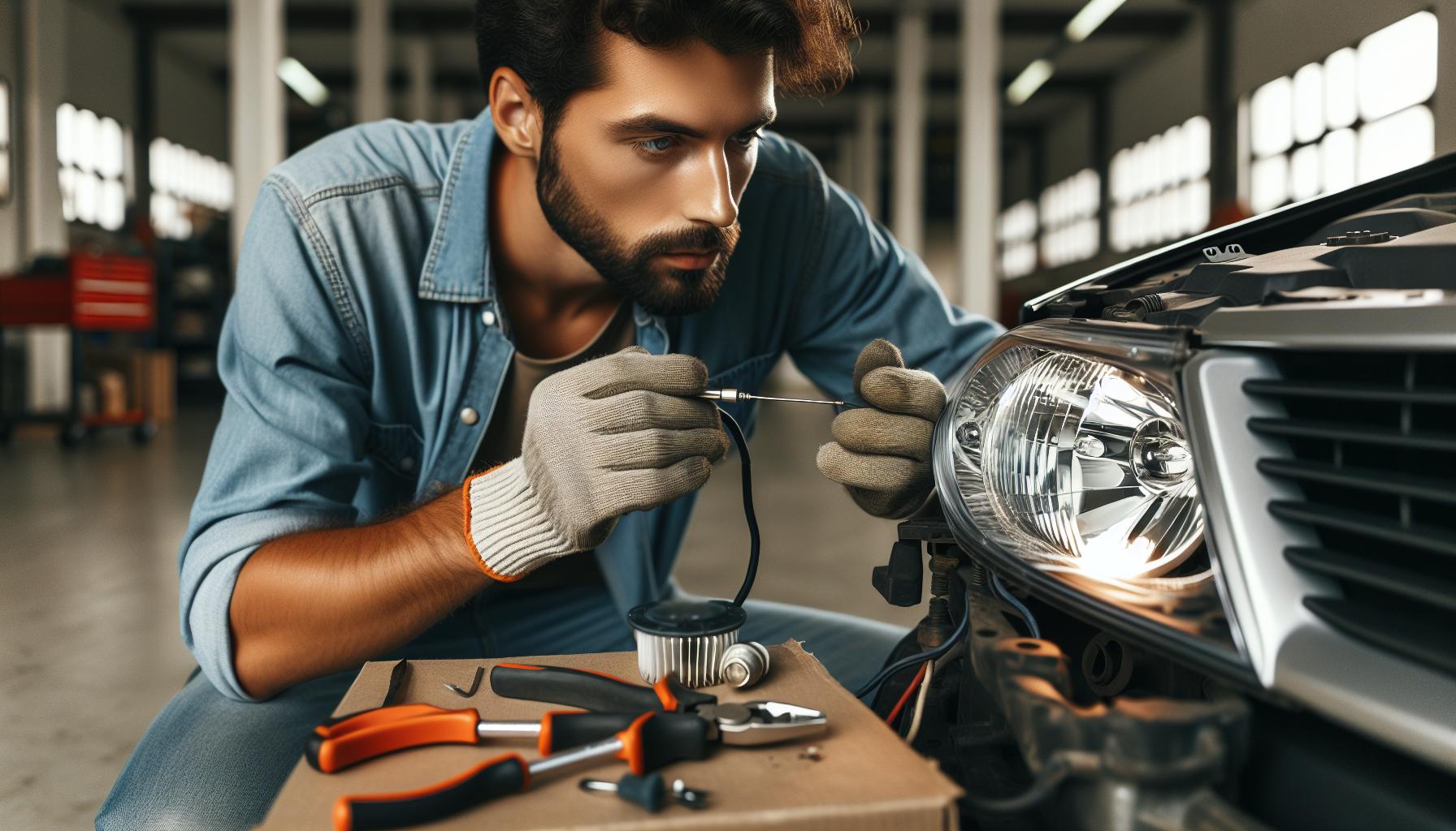 Paso a paso para cambiar la bombilla frontal