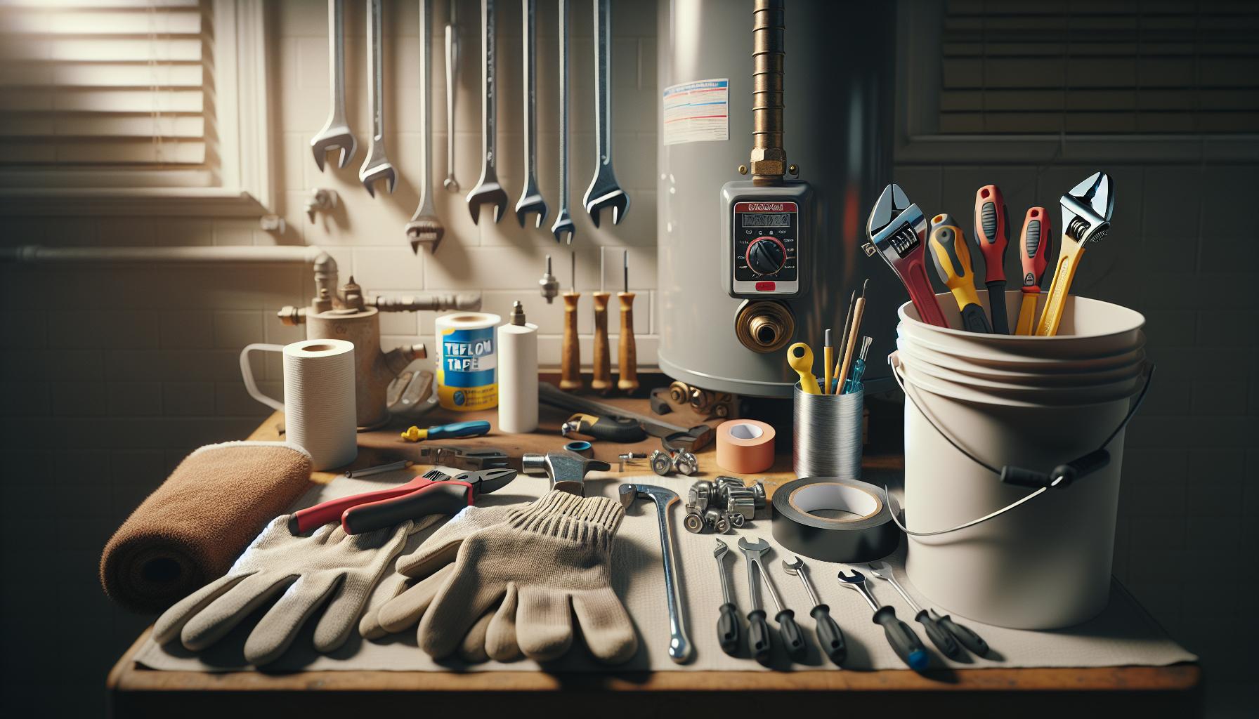 Herramientas necesarias para el cambio del calentador