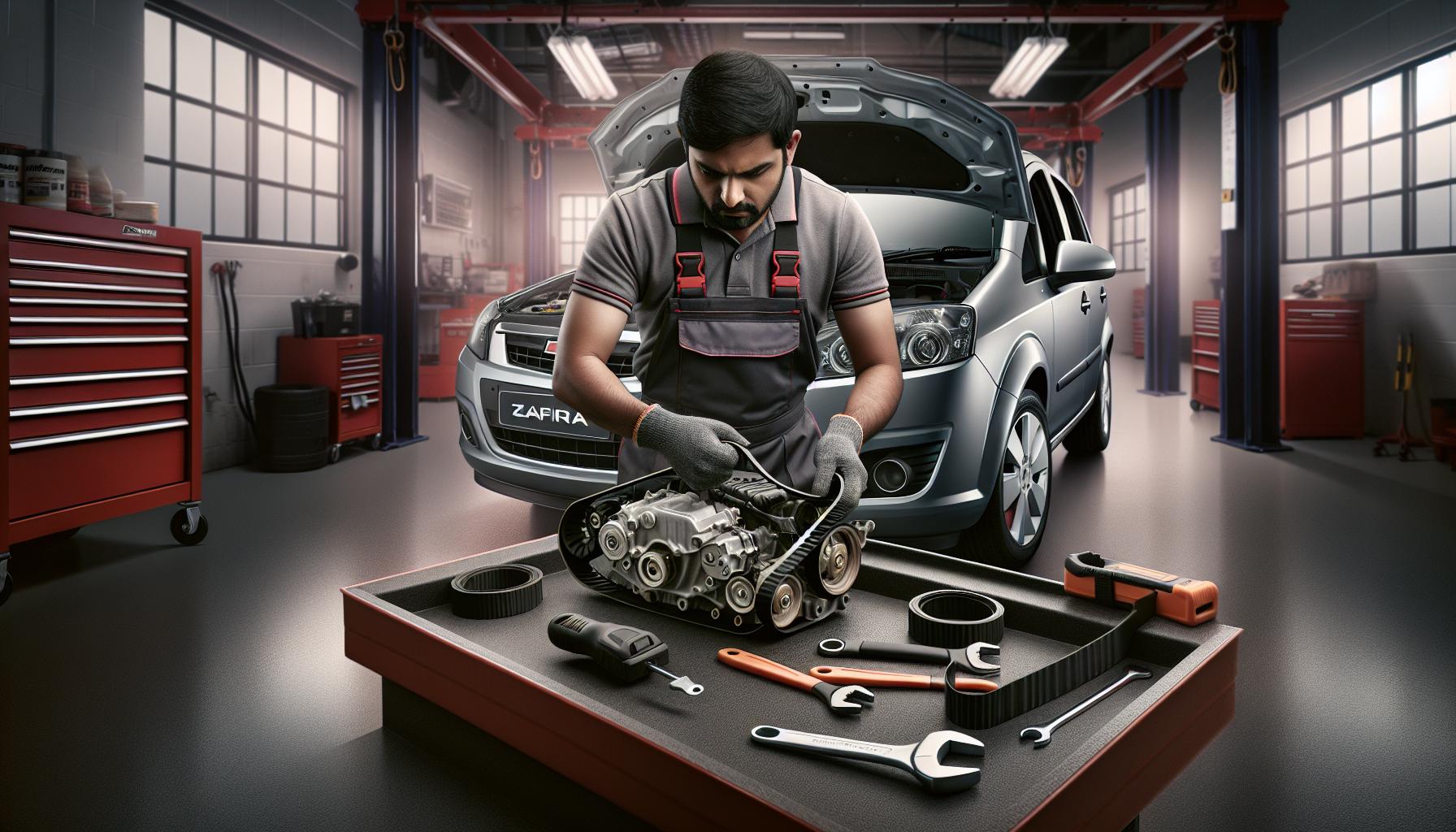 Guía paso a paso para cambiar la correa Zafira 1.9 CDTI