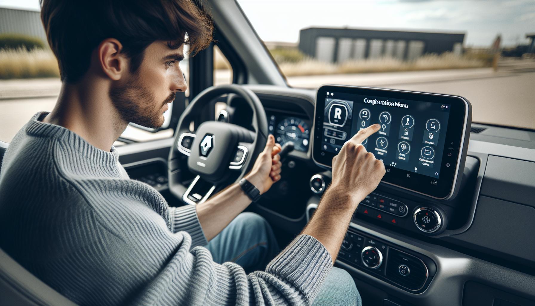 Cómo acceder al menú de configuración del Renault Express