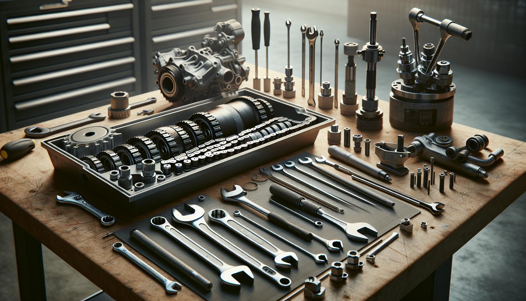 Herramientas necesarias para el cambio de cadena de distribución