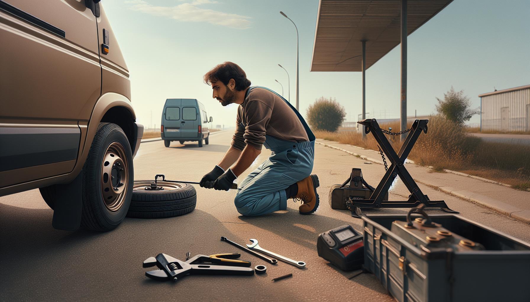 Paso a paso: Cambio de neumático en Renault Express