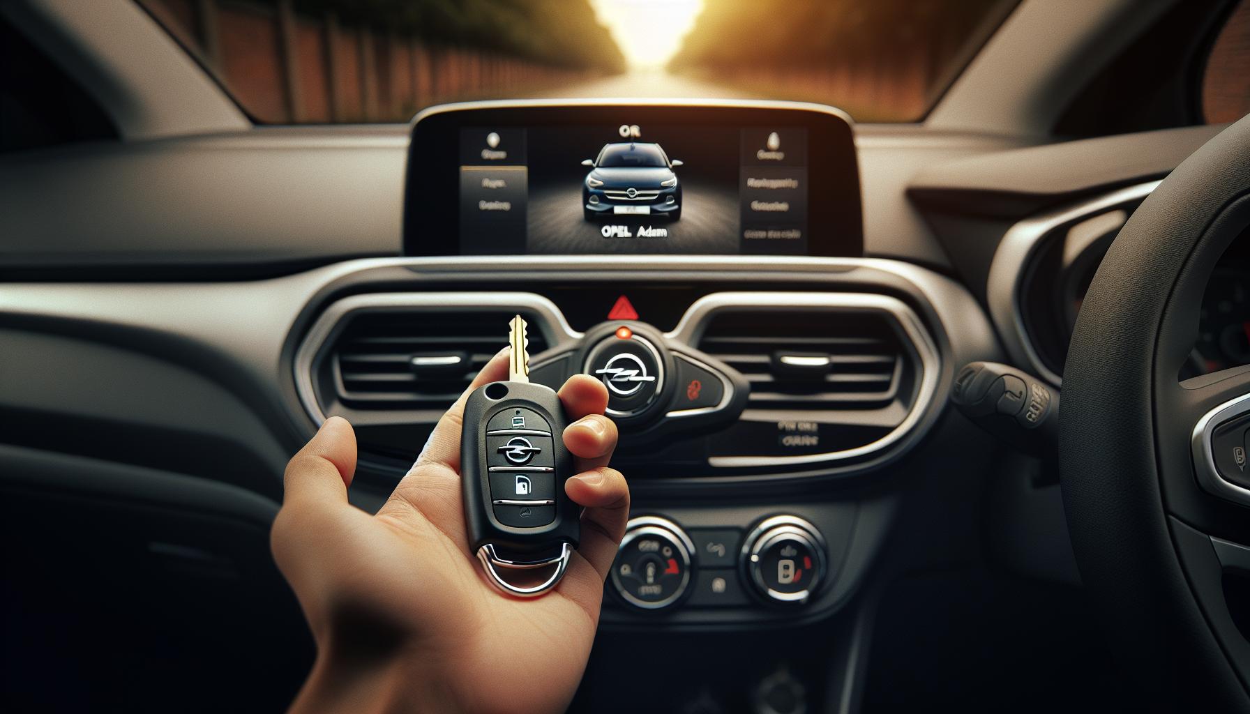 Cómo Abrir Maletero de Opel Adam: Métodos Efectivos 2 Uso de la llave y control remoto en Opel Adam