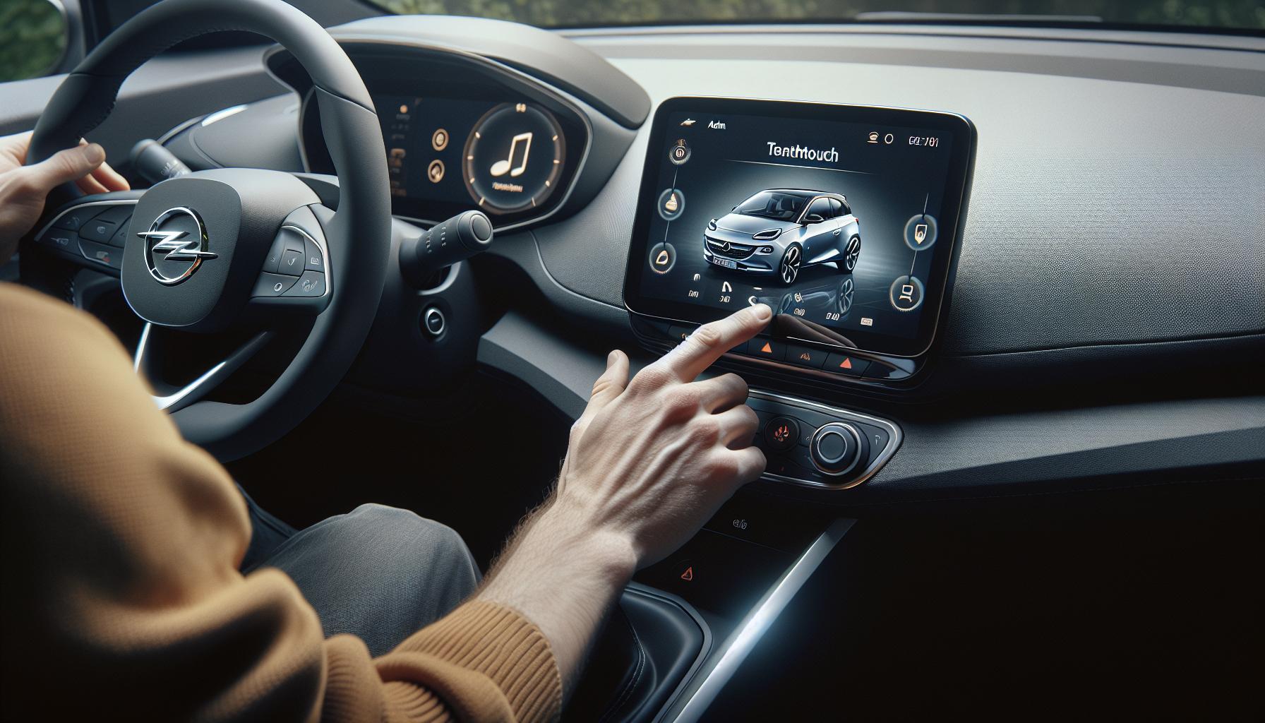 Cómo Funciona la Pantalla Táctil en el Opel Adam