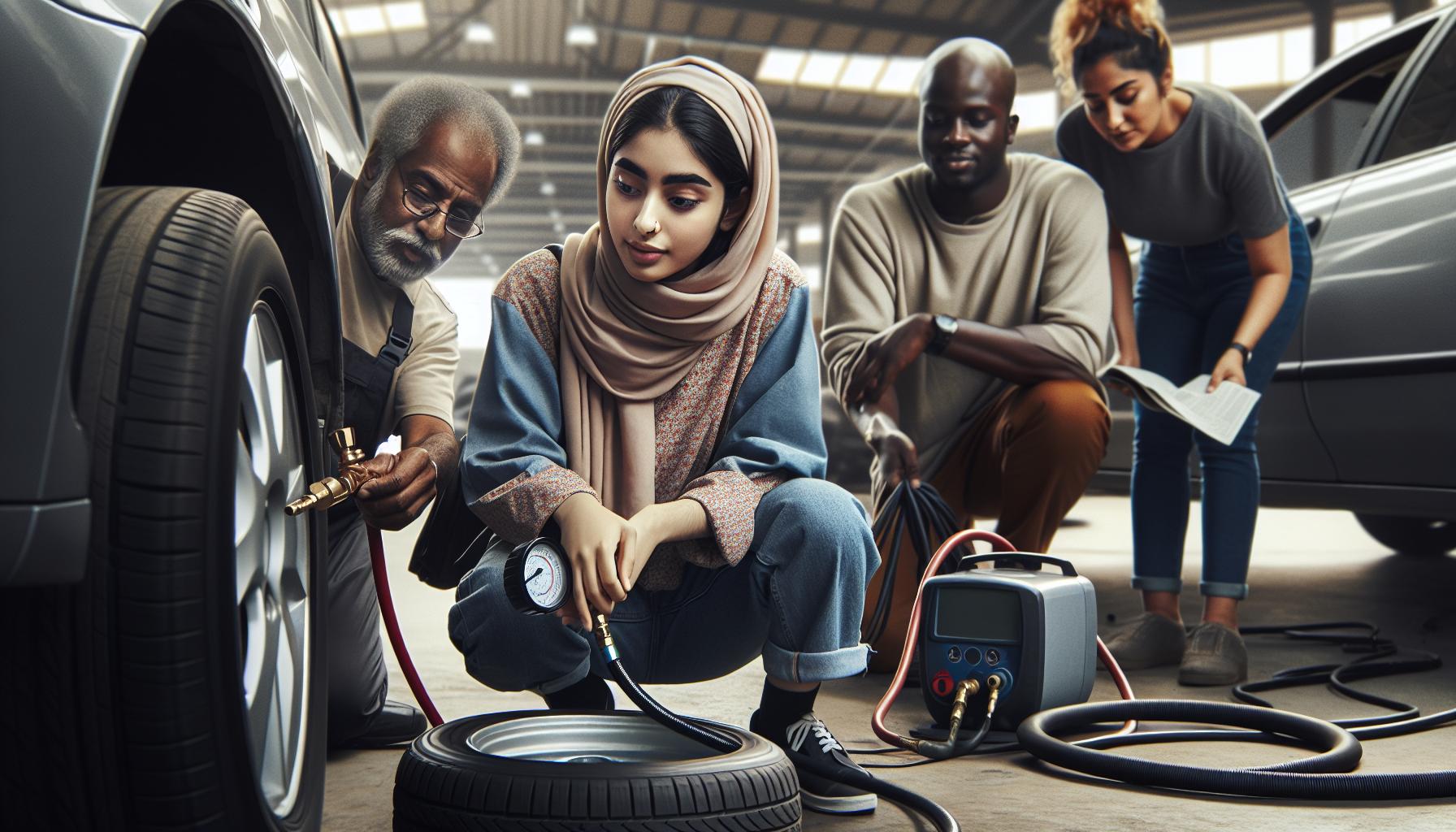 Cómo ajustar la presión de los neumáticos correctamente