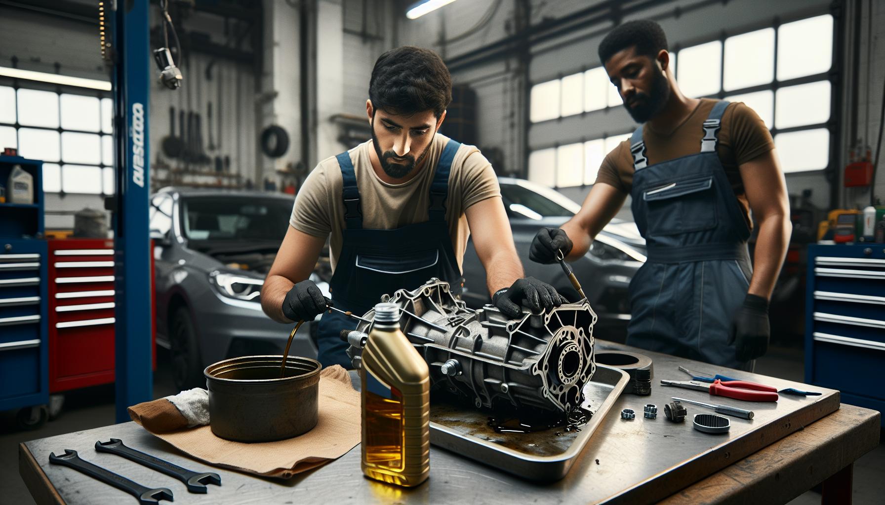 Instrucciones paso a paso para cambiar el aceite de la caja de cambios