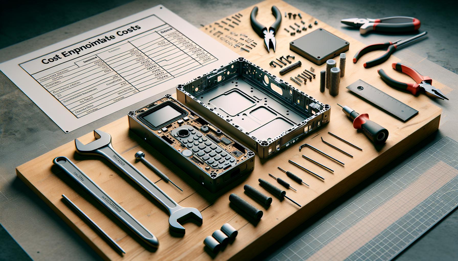 Costos aproximados de la nueva carcasa y herramientas