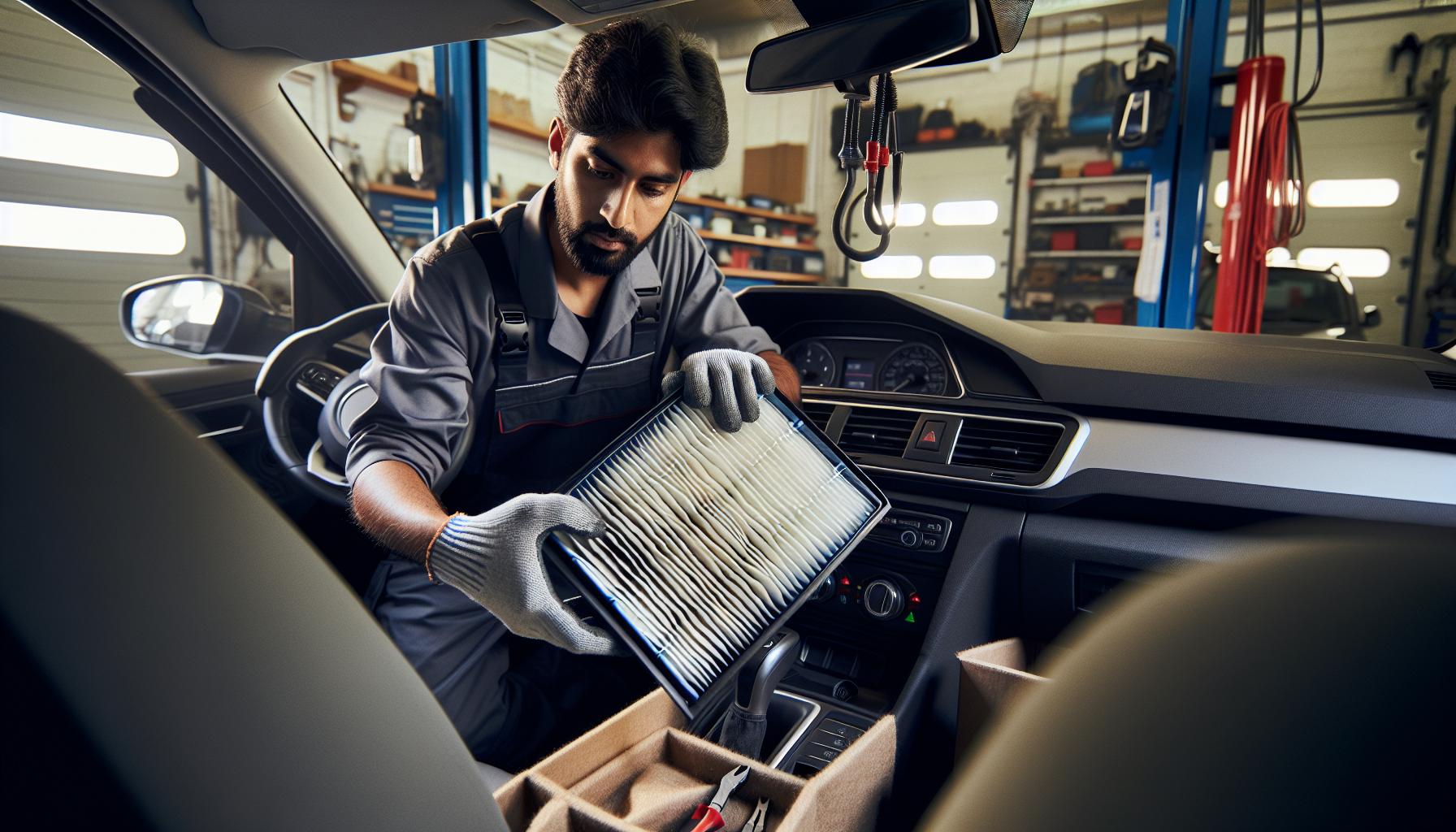 Cómo Cambiar El Filtro Antipolen De Un Camión Renault Magnum 2 Instalación del Nuevo Filtro Antipolen