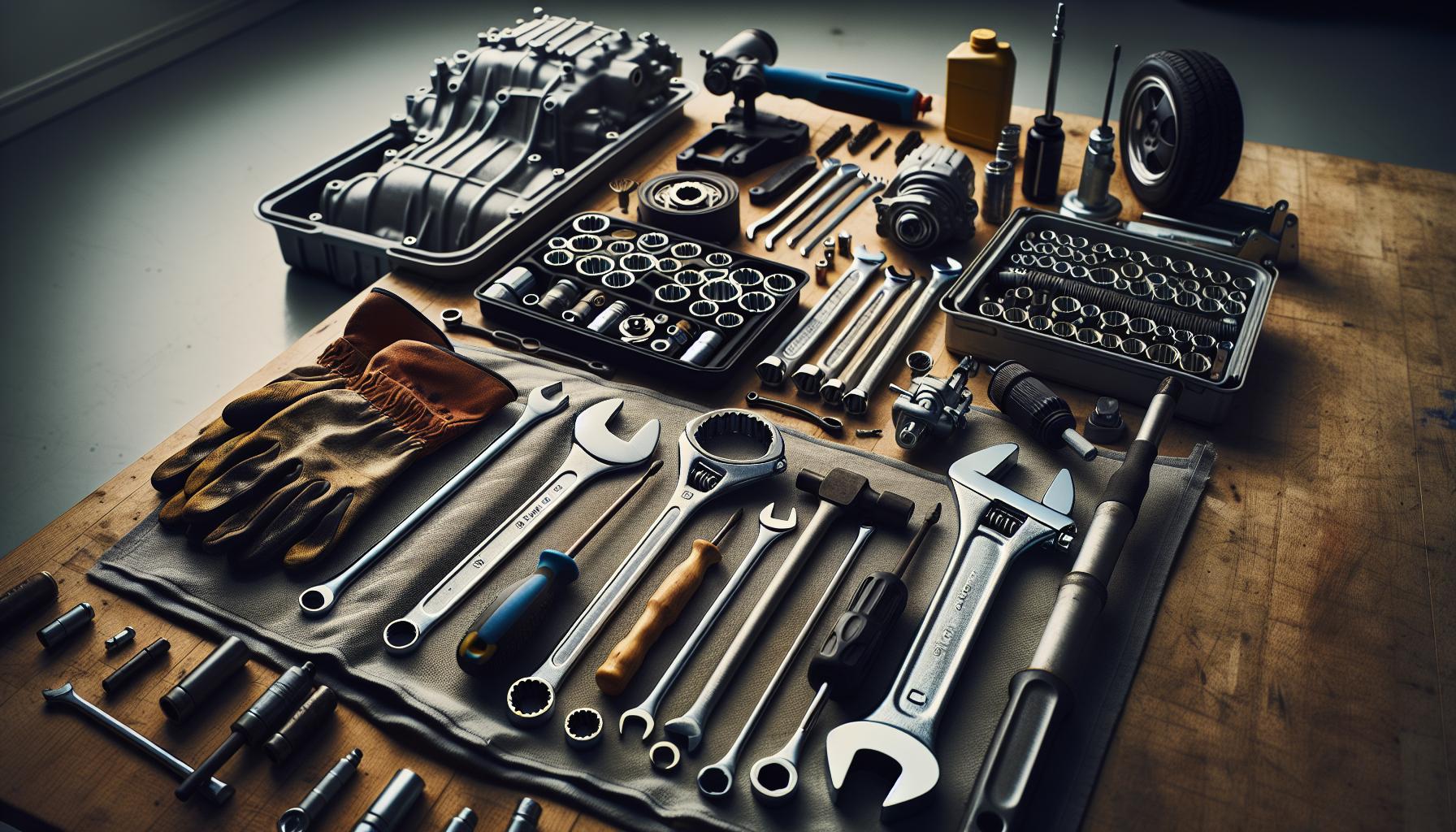 Herramientas necesarias para cambiar la transmisión