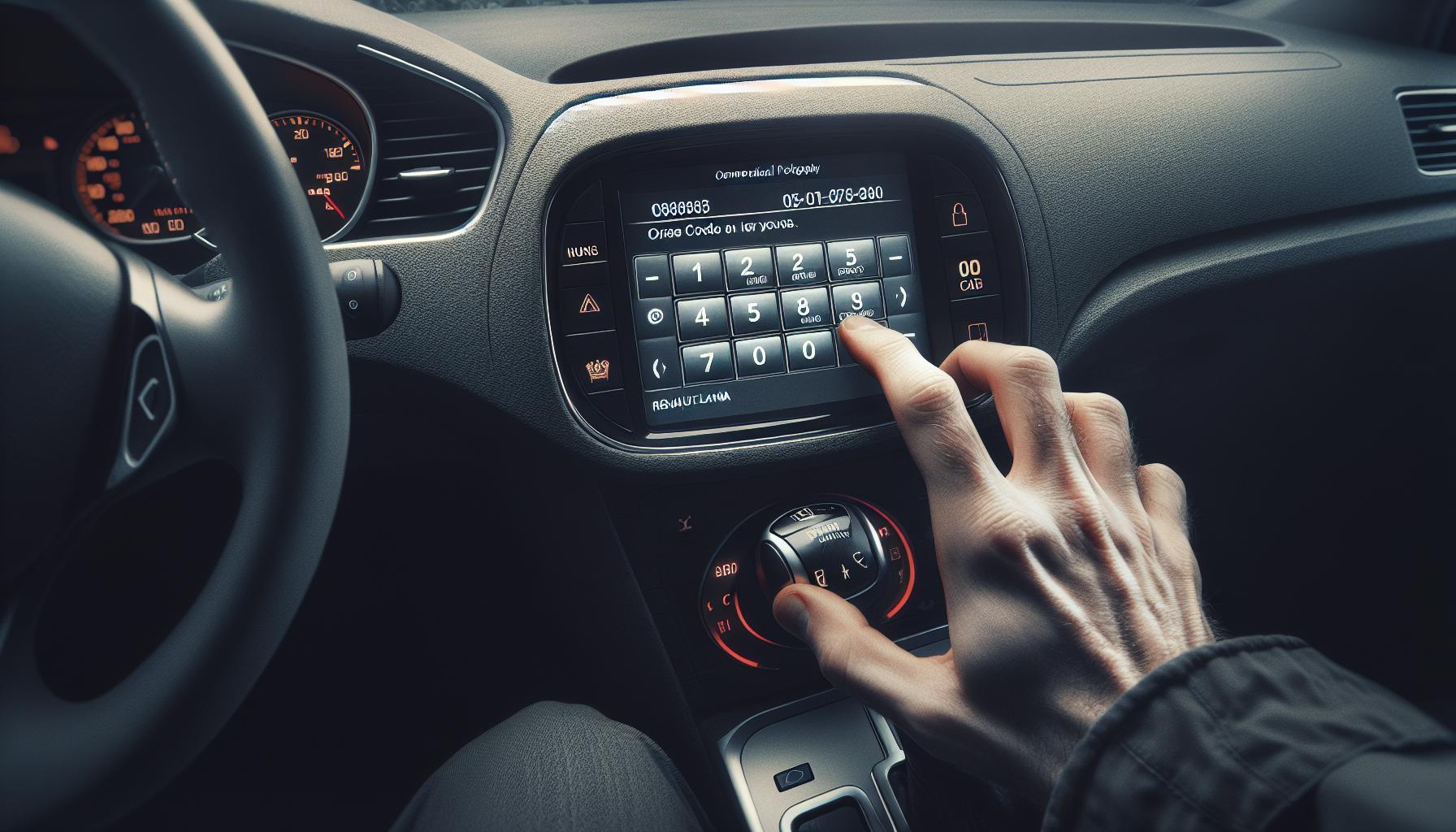 Métodos para ingresar el código en Renault Laguna
