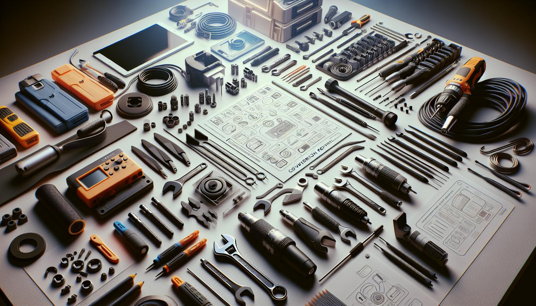 Herramientas y materiales necesarios para la conversión