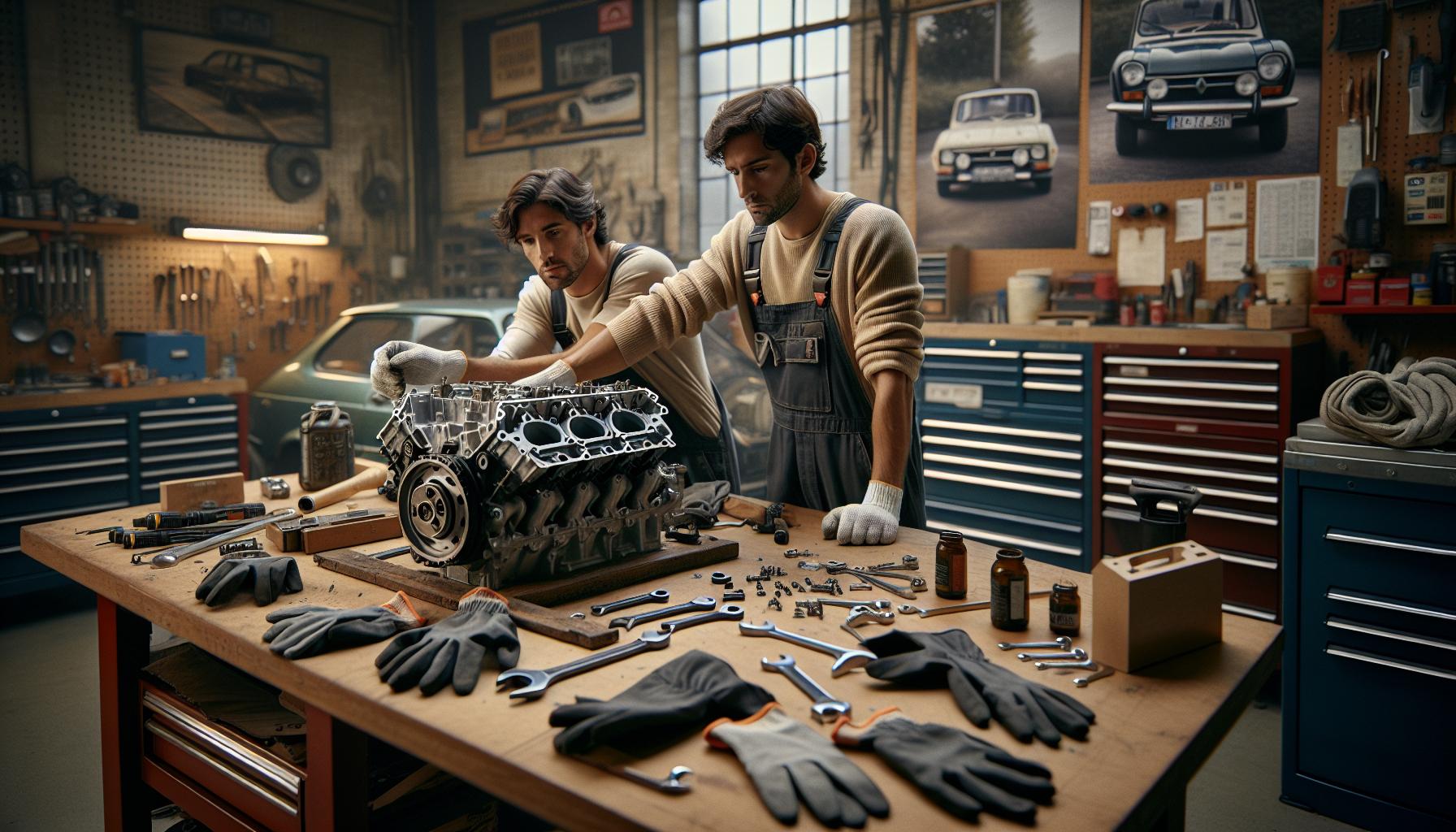 Paso a paso para desmontar el motor del Renault 5 Turbo