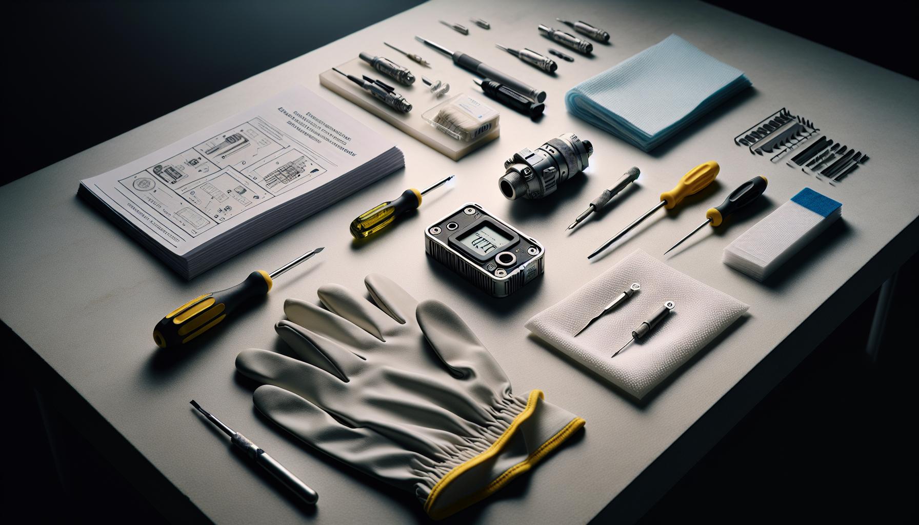 Herramientas necesarias para el reinicio del sensor