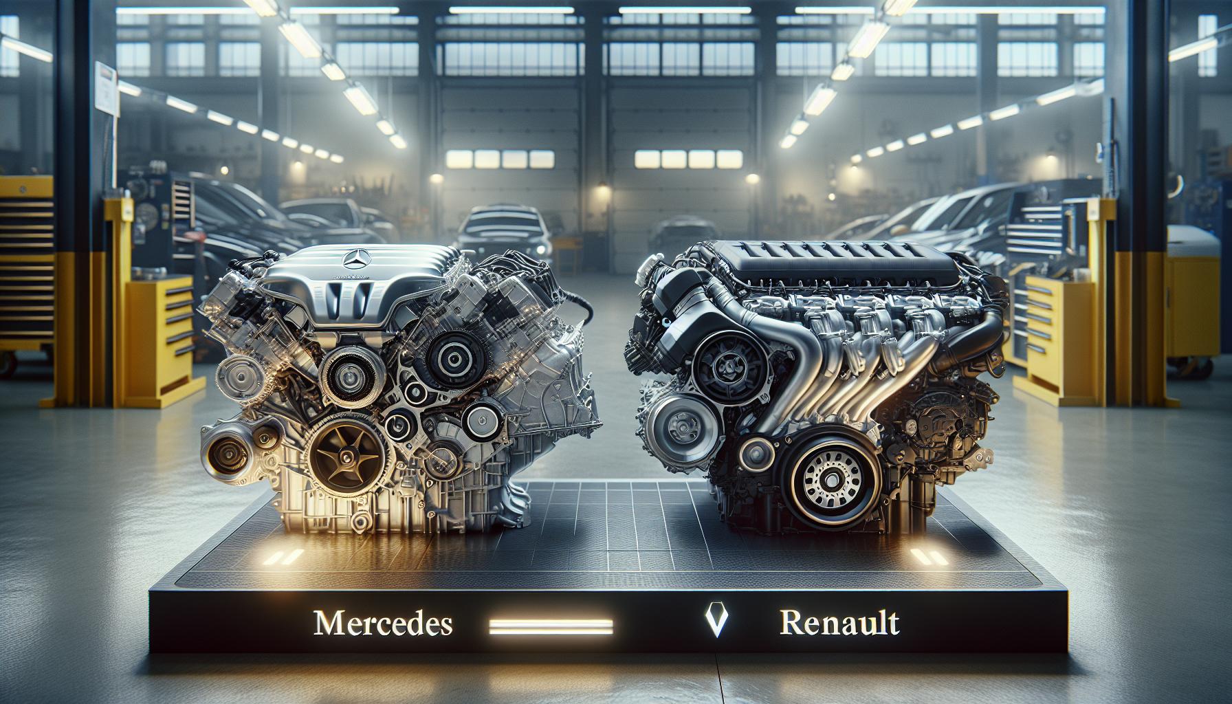 Diferencias Clave entre Motores Mercedes y Renault