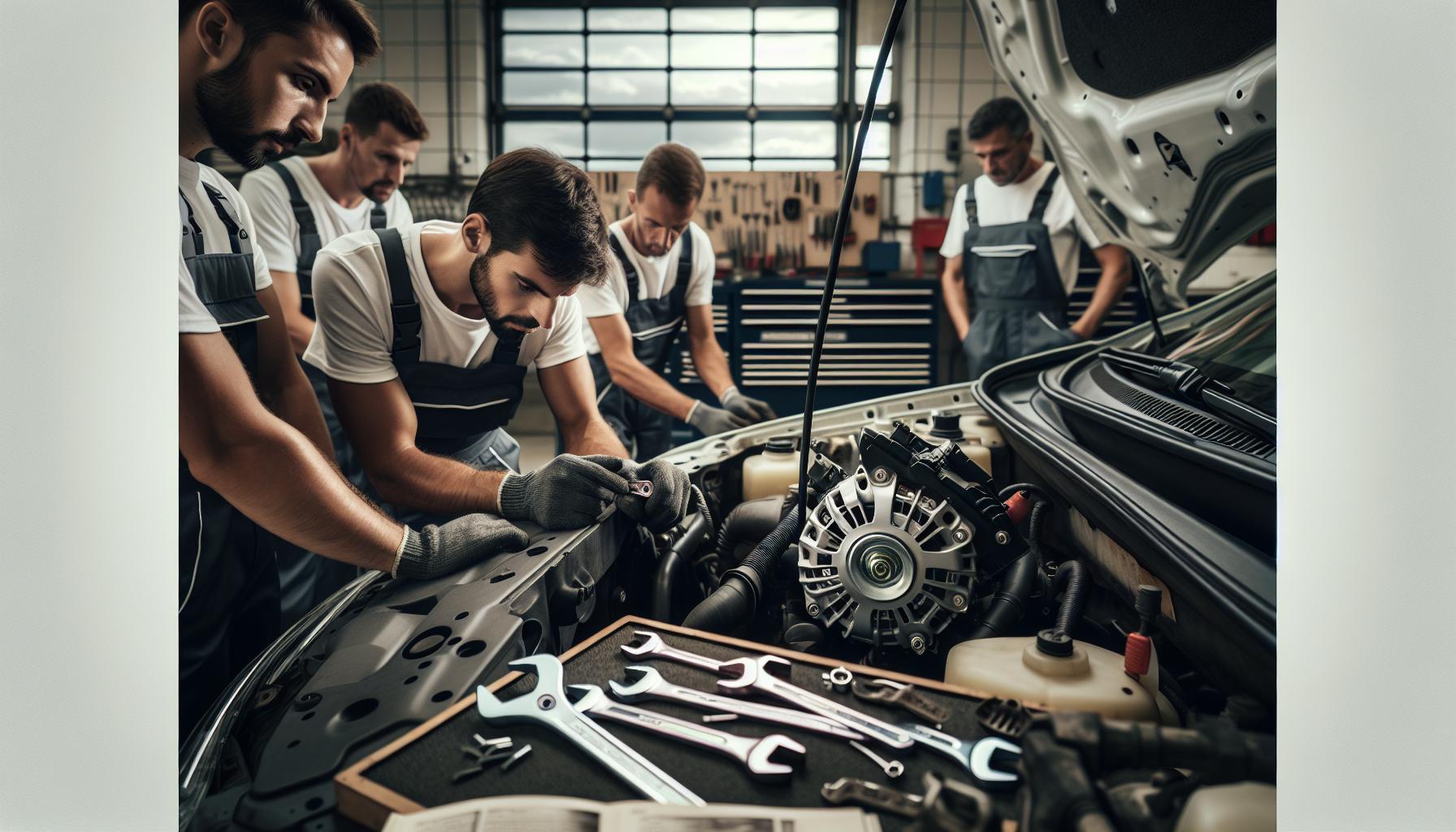 Guía de Reemplazo del Alternador en Opel Zafira