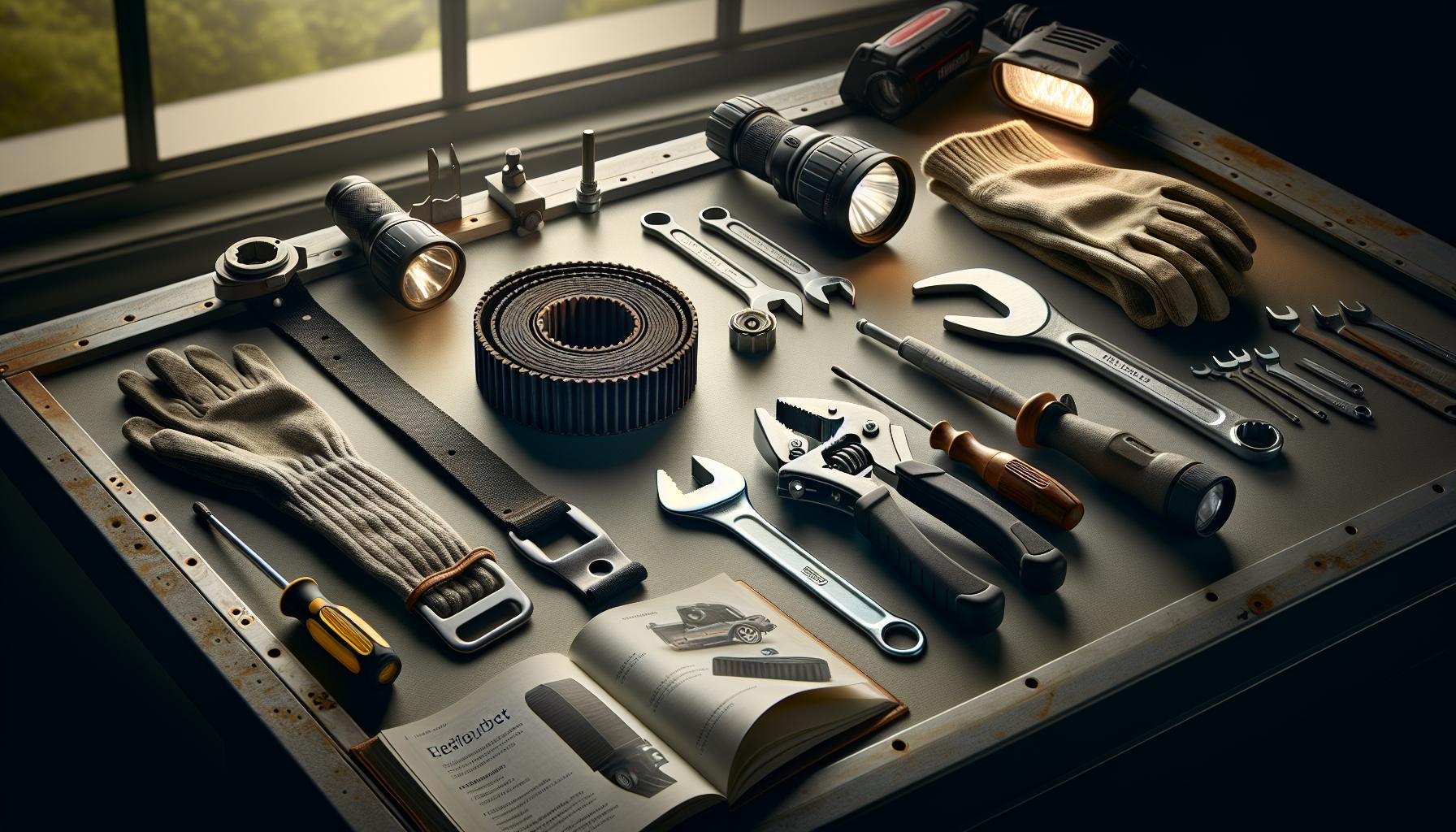 Herramientas necesarias para el cambio de correa