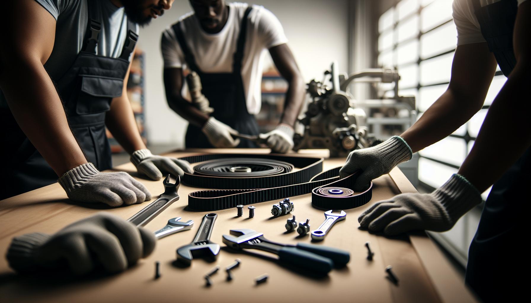 Proceso de cambio de la correa: pasos esenciales