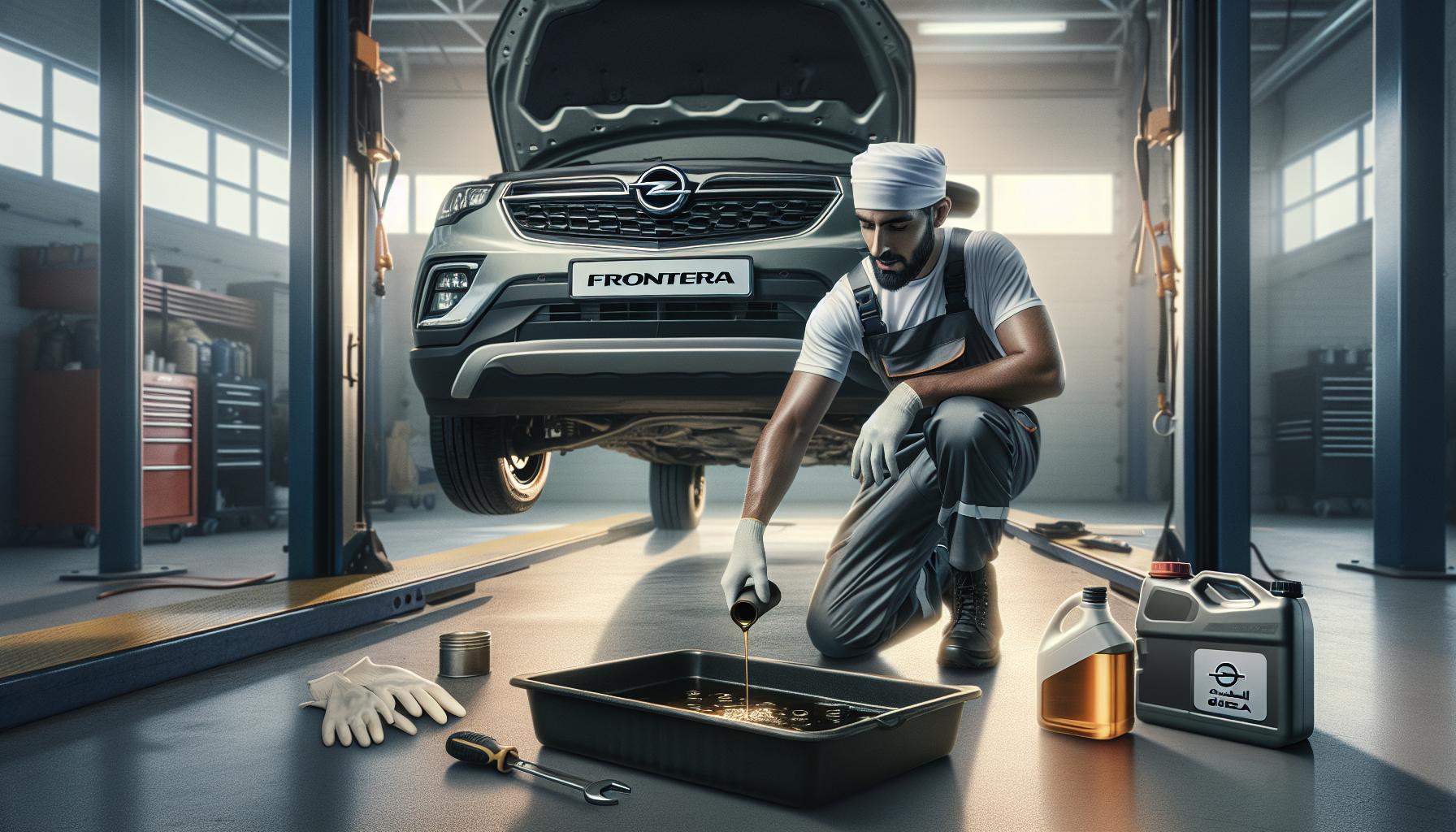 Pasos para Cambiar el Aceite en el Opel Frontera