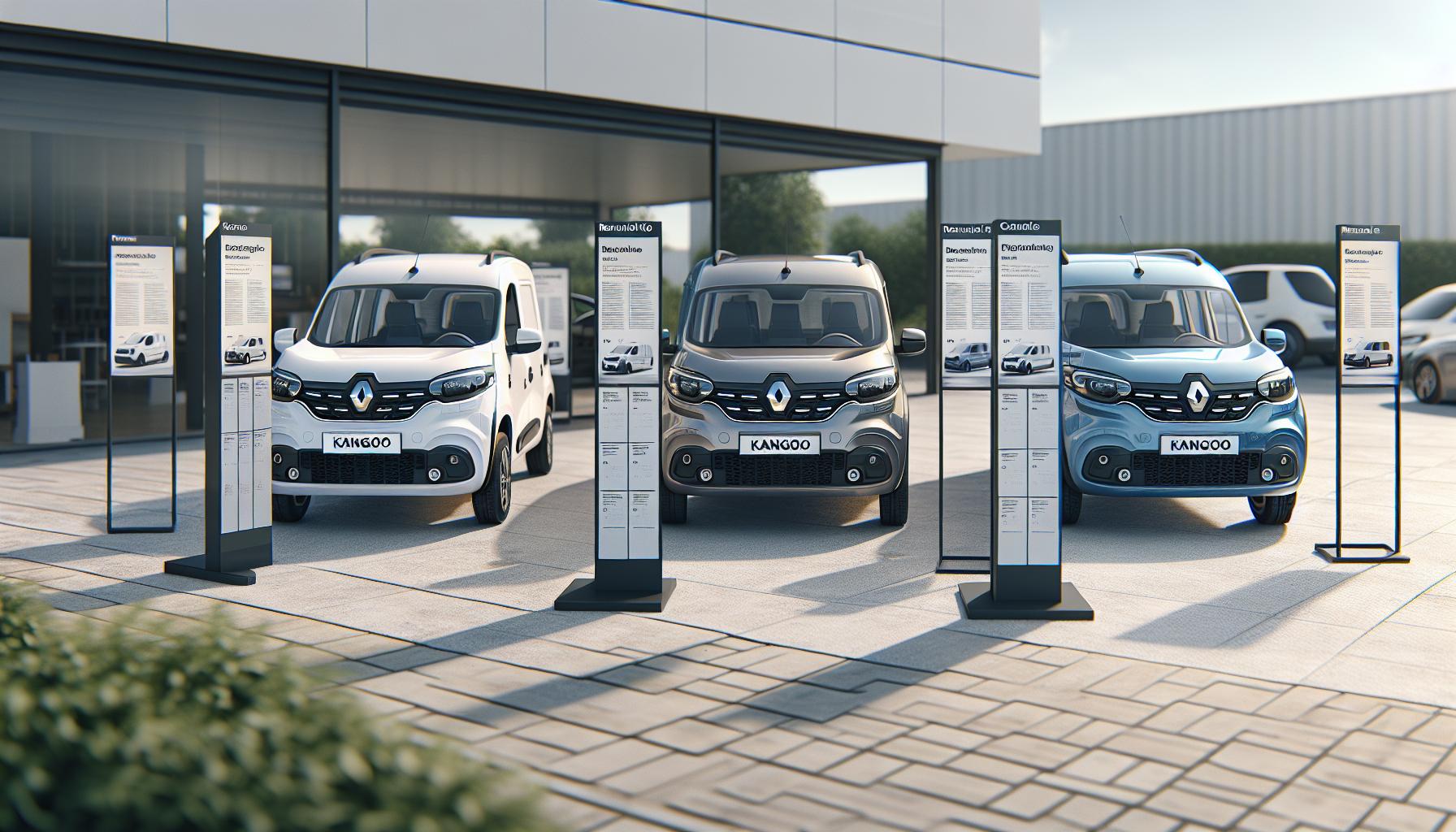 Comparación de Modelos Renault Kangoo: Costos y Características