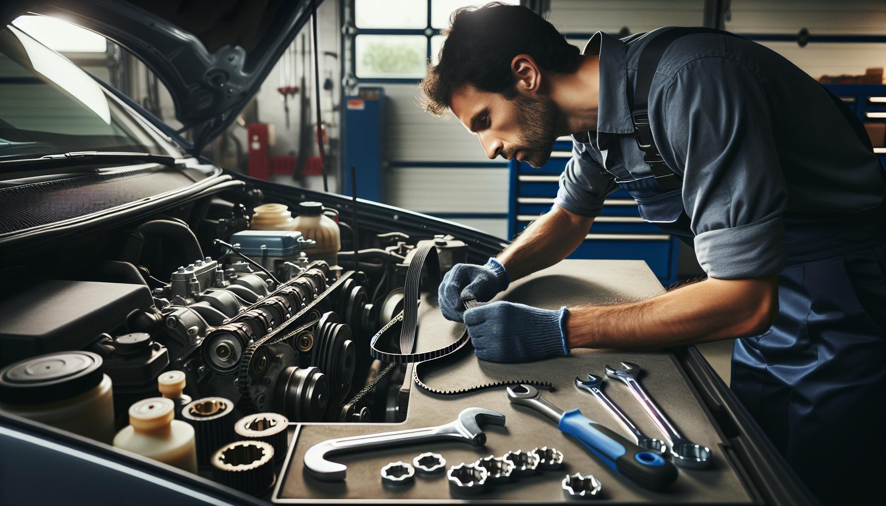 Pasos para reemplazar la correa de distribución