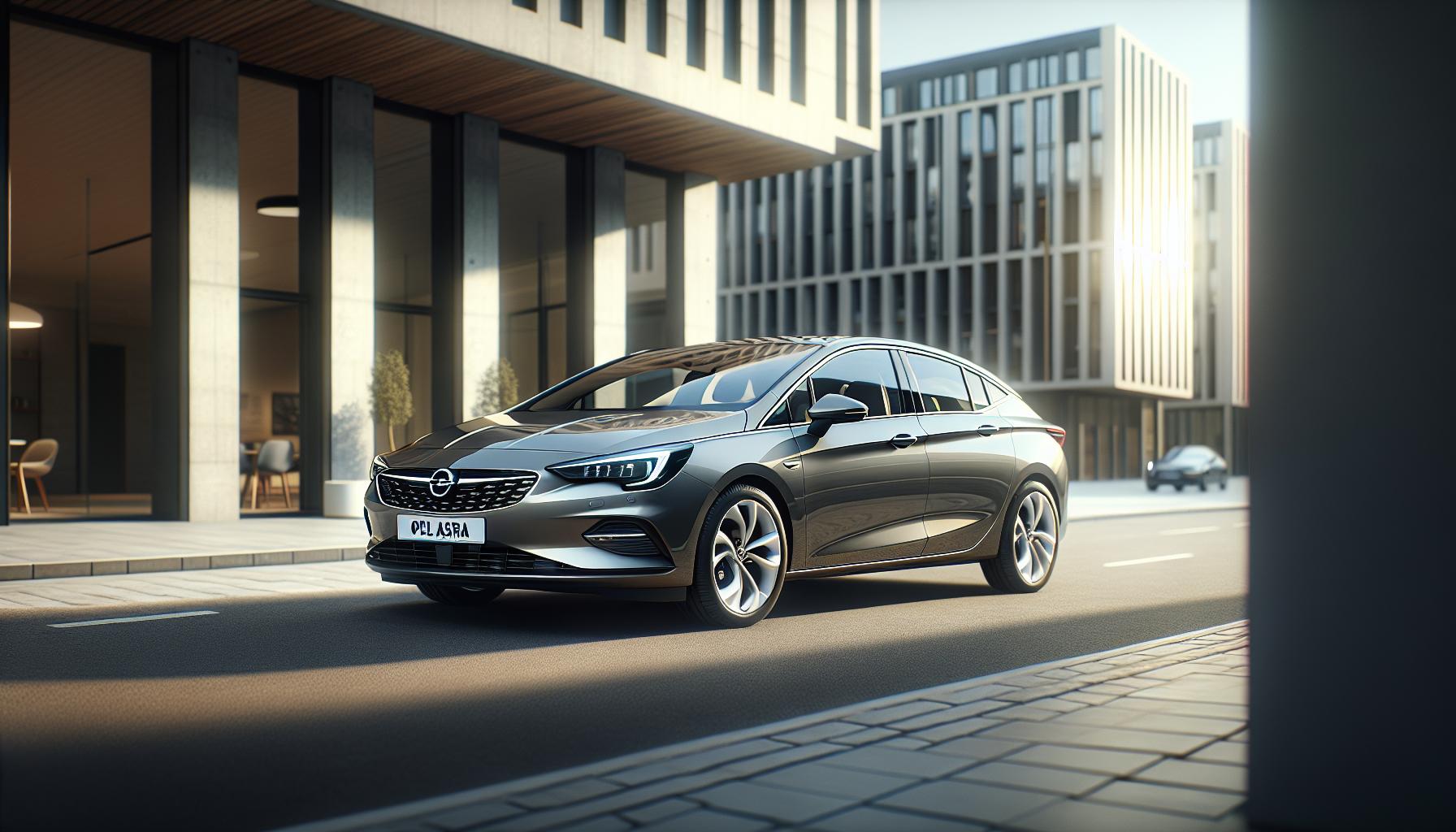 Dimensiones Exteriores del Opel Astra