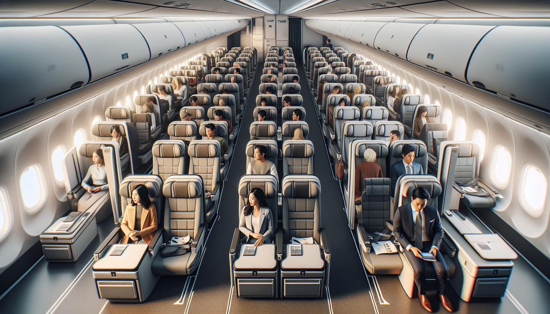 Configuraciones de Asientos y Espacio para Pasajeros