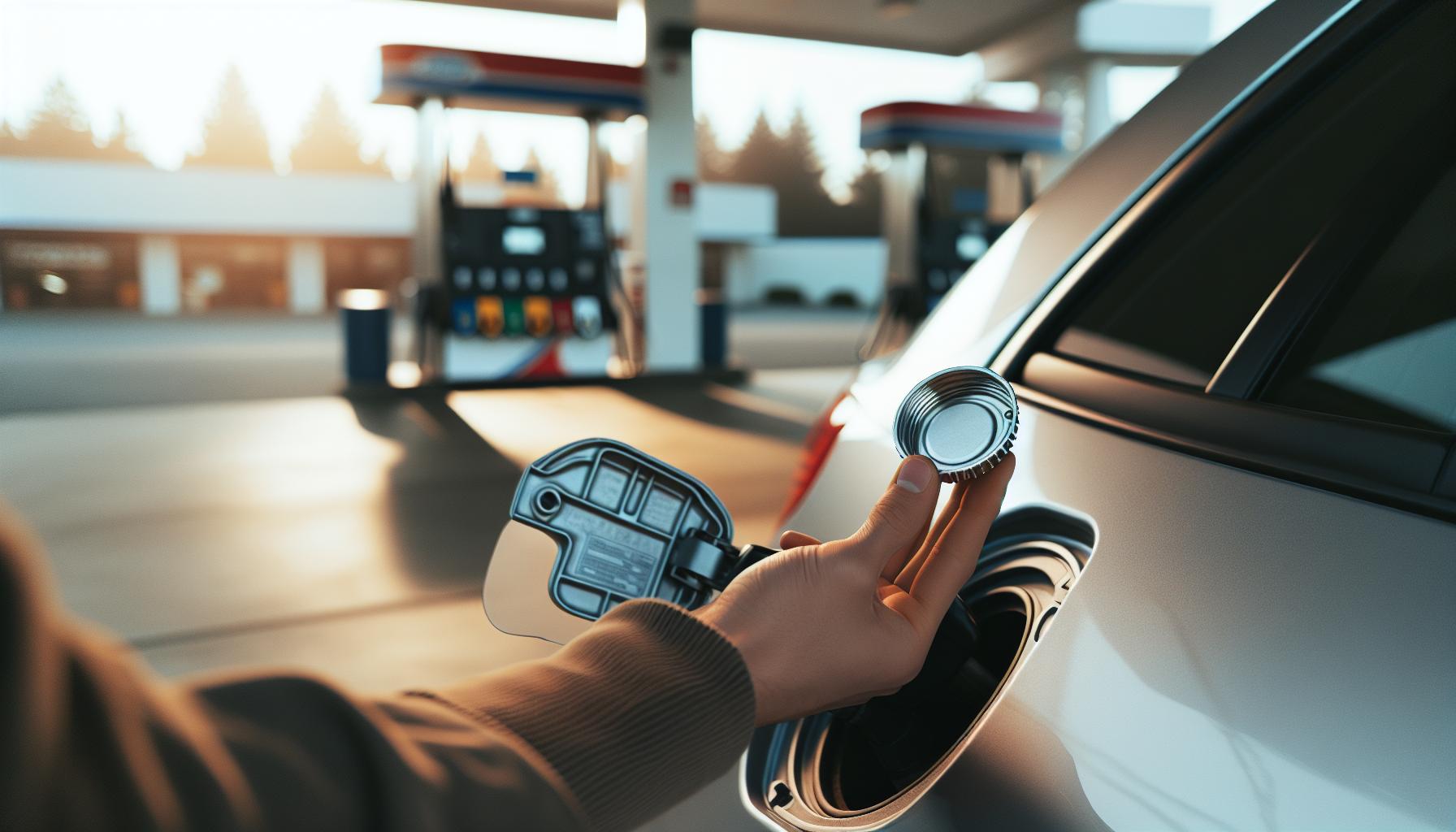 Costo promedio del tapón de gasolina
