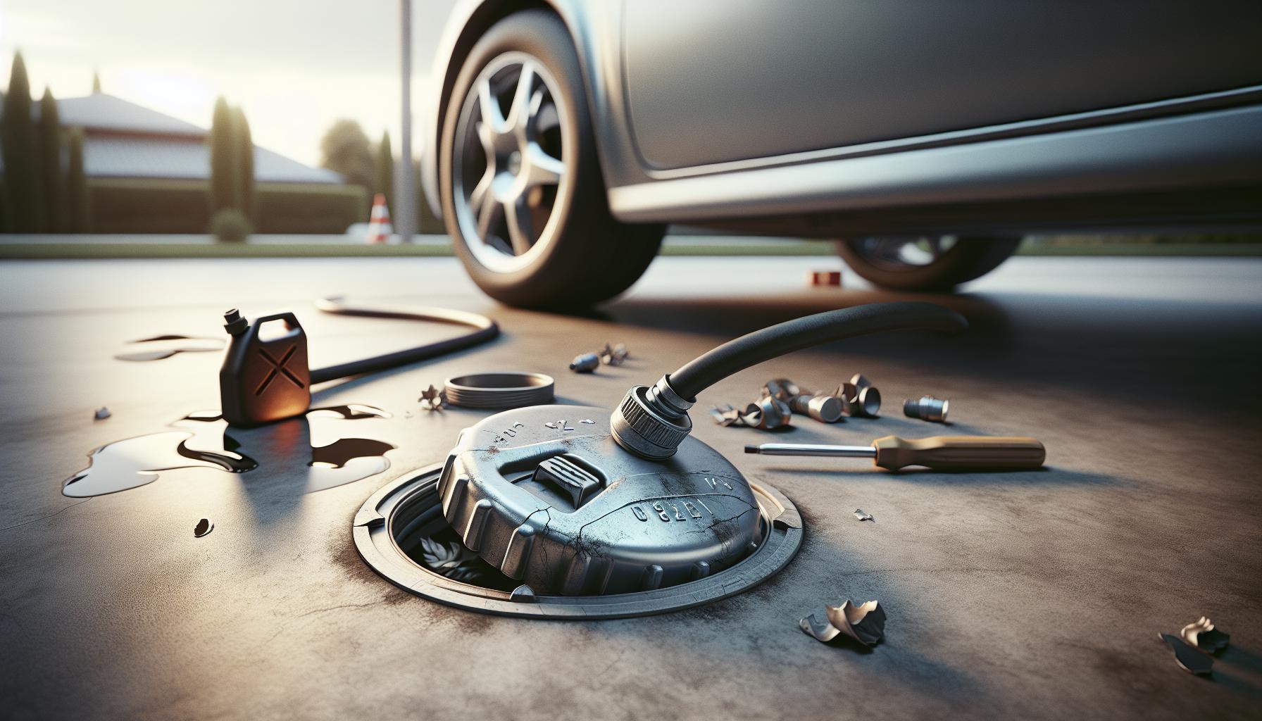 Cómo identificar un tapón de gasolina defectuoso