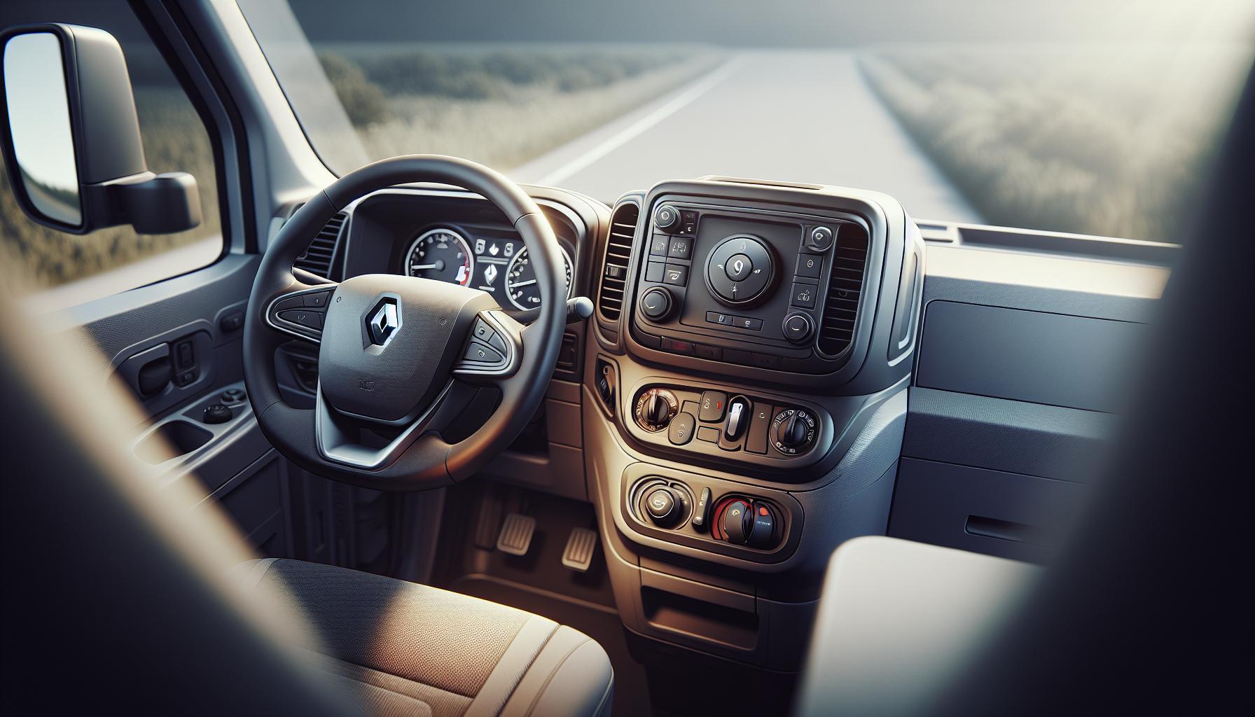 Dónde se encuentra el botón de seguridad en Renault Trafic