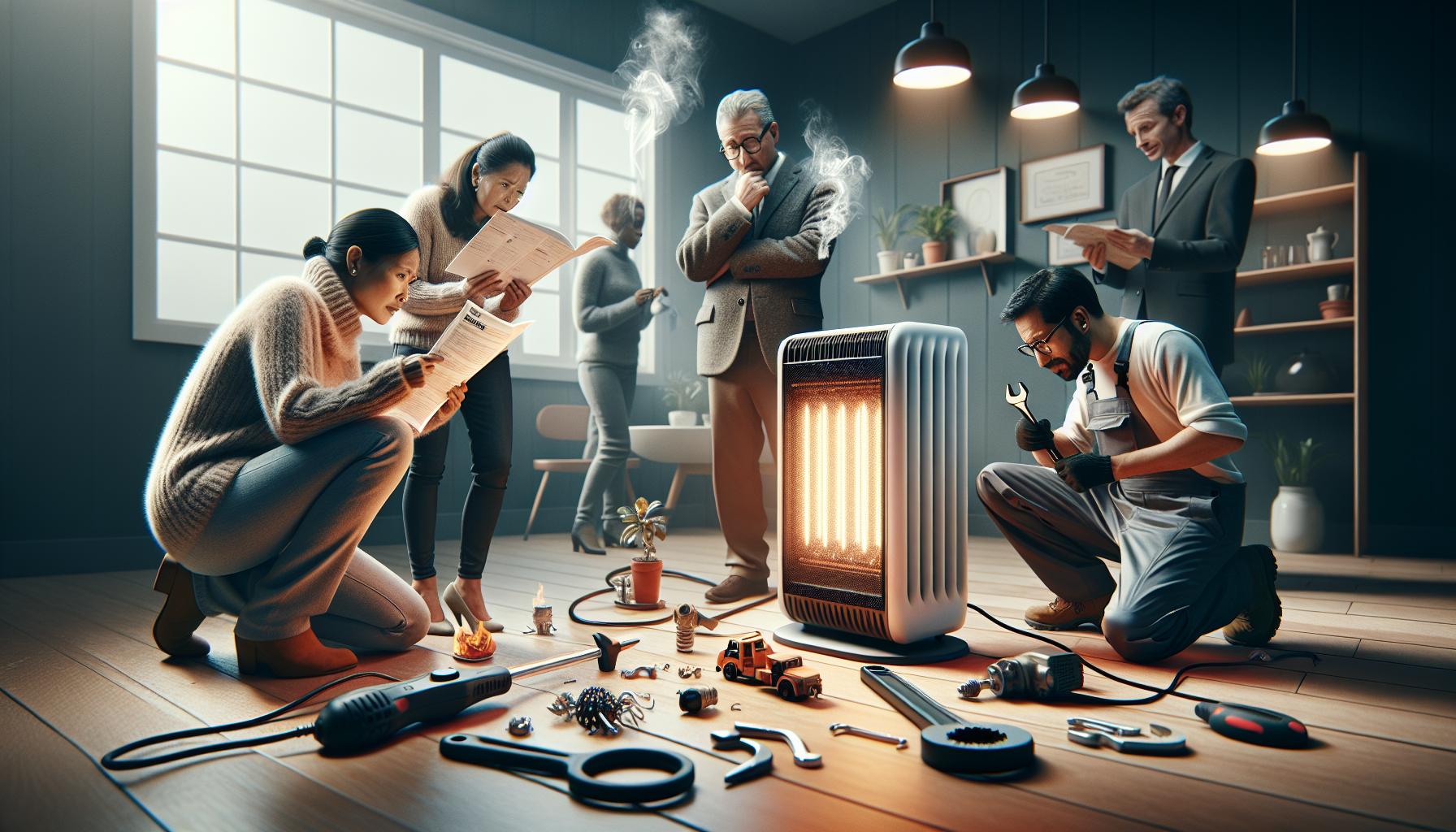 Cómo verificar el funcionamiento del calefactor