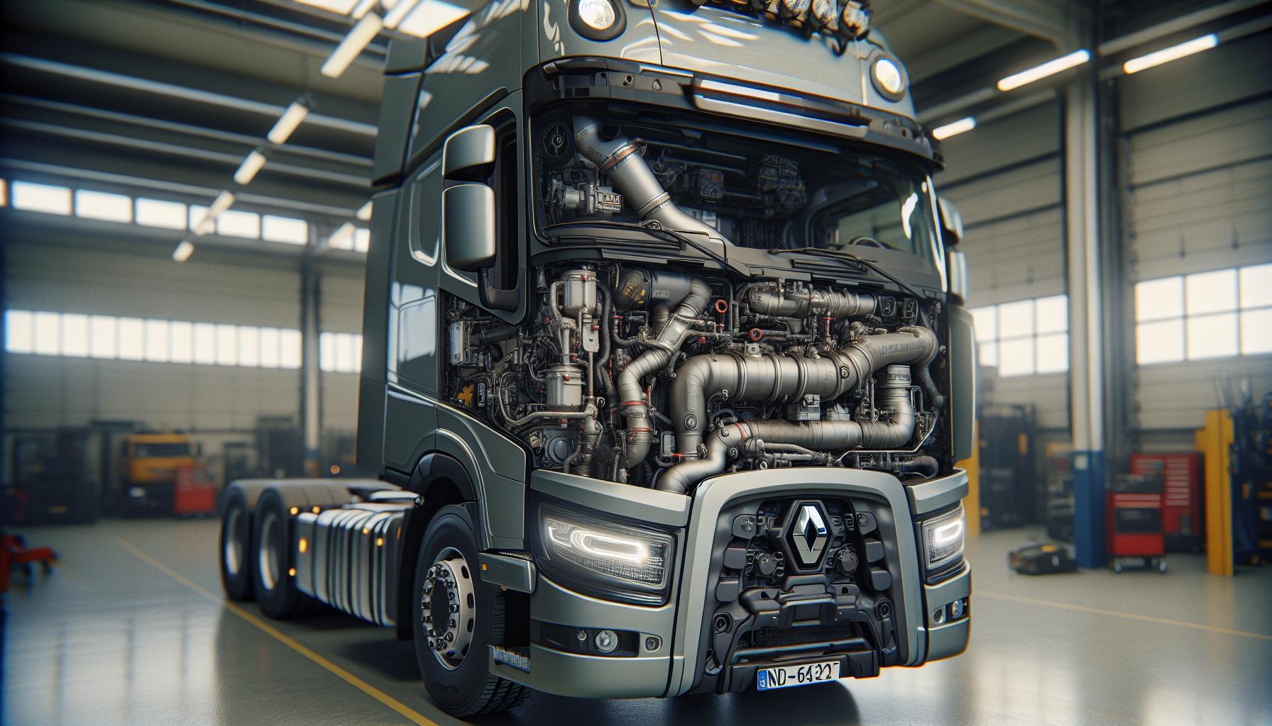 Dónde se encuentra el precalentador de aire en Renault Kerax