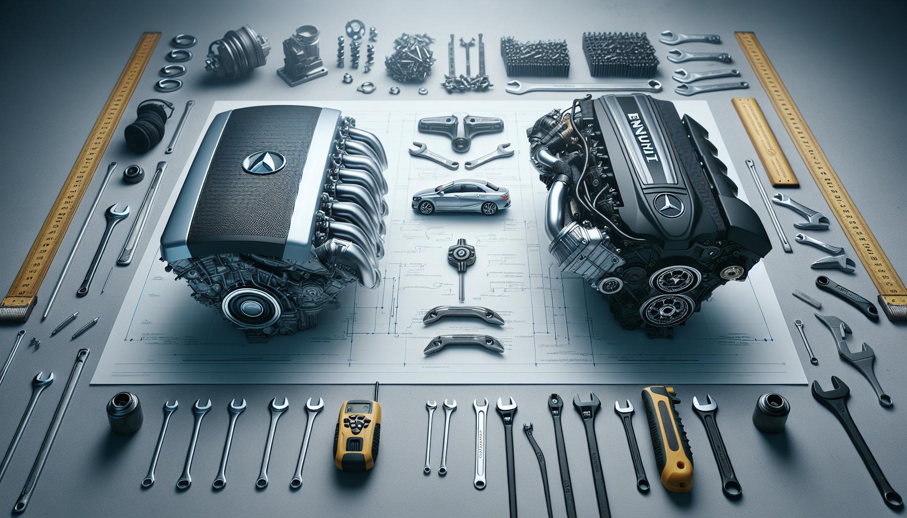 Comparativa de motores Renault y Mercedes