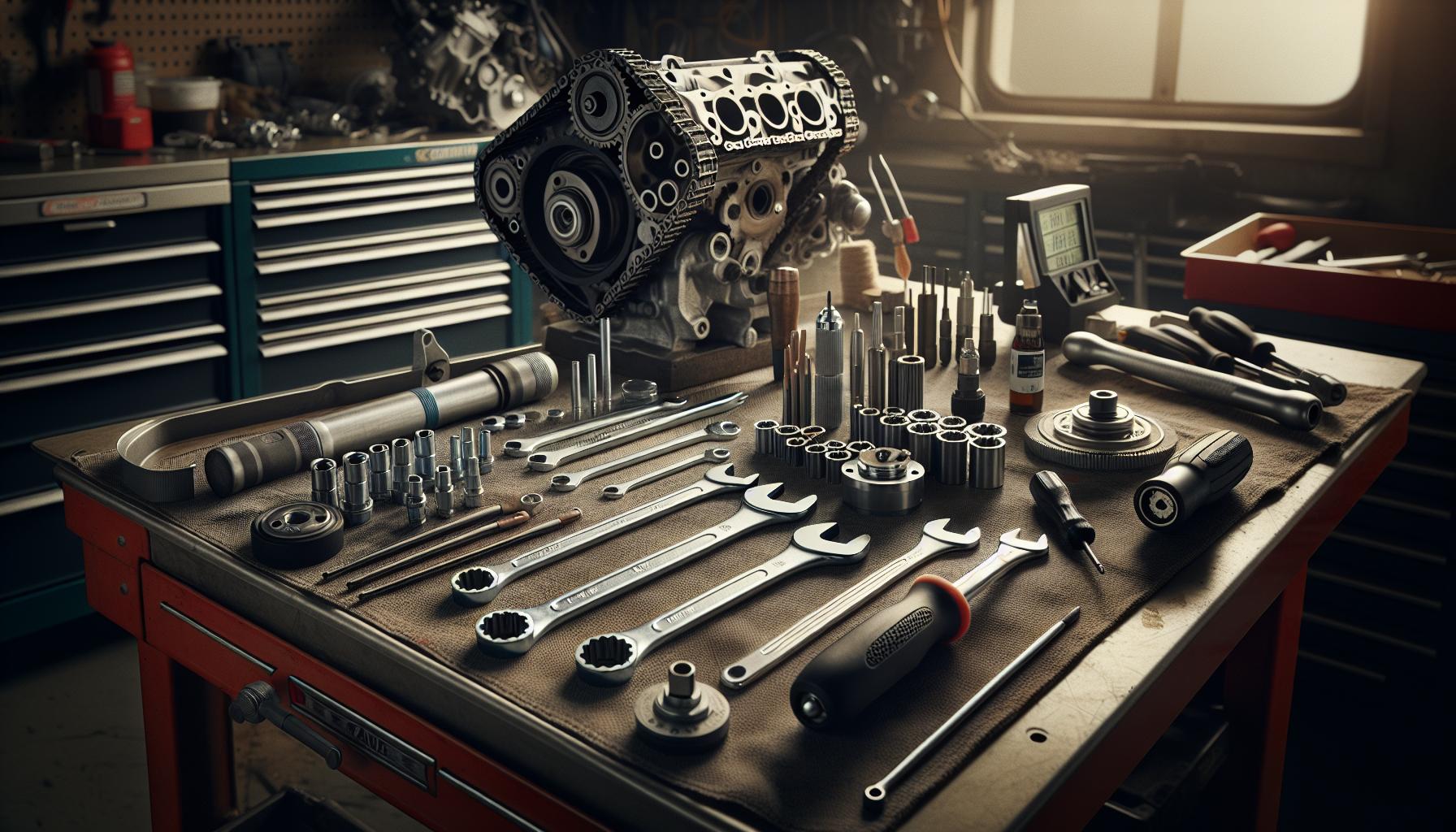 Herramientas Necesarias para el Cambio de Cadena de Distribución