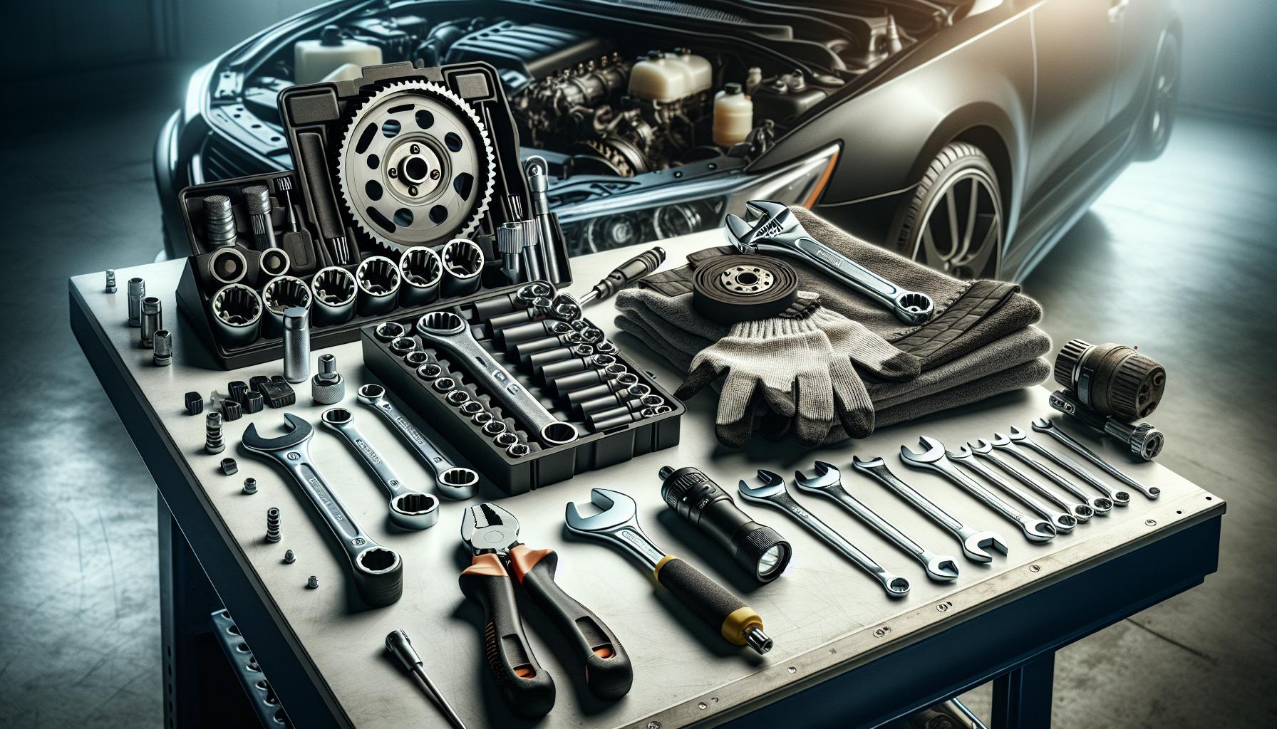 Herramientas necesarias para el cambio de la correa