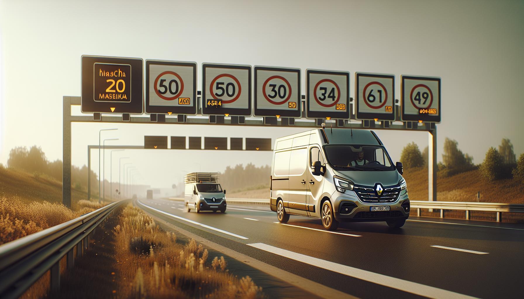 Límites Legales de Velocidad para la Renault Master