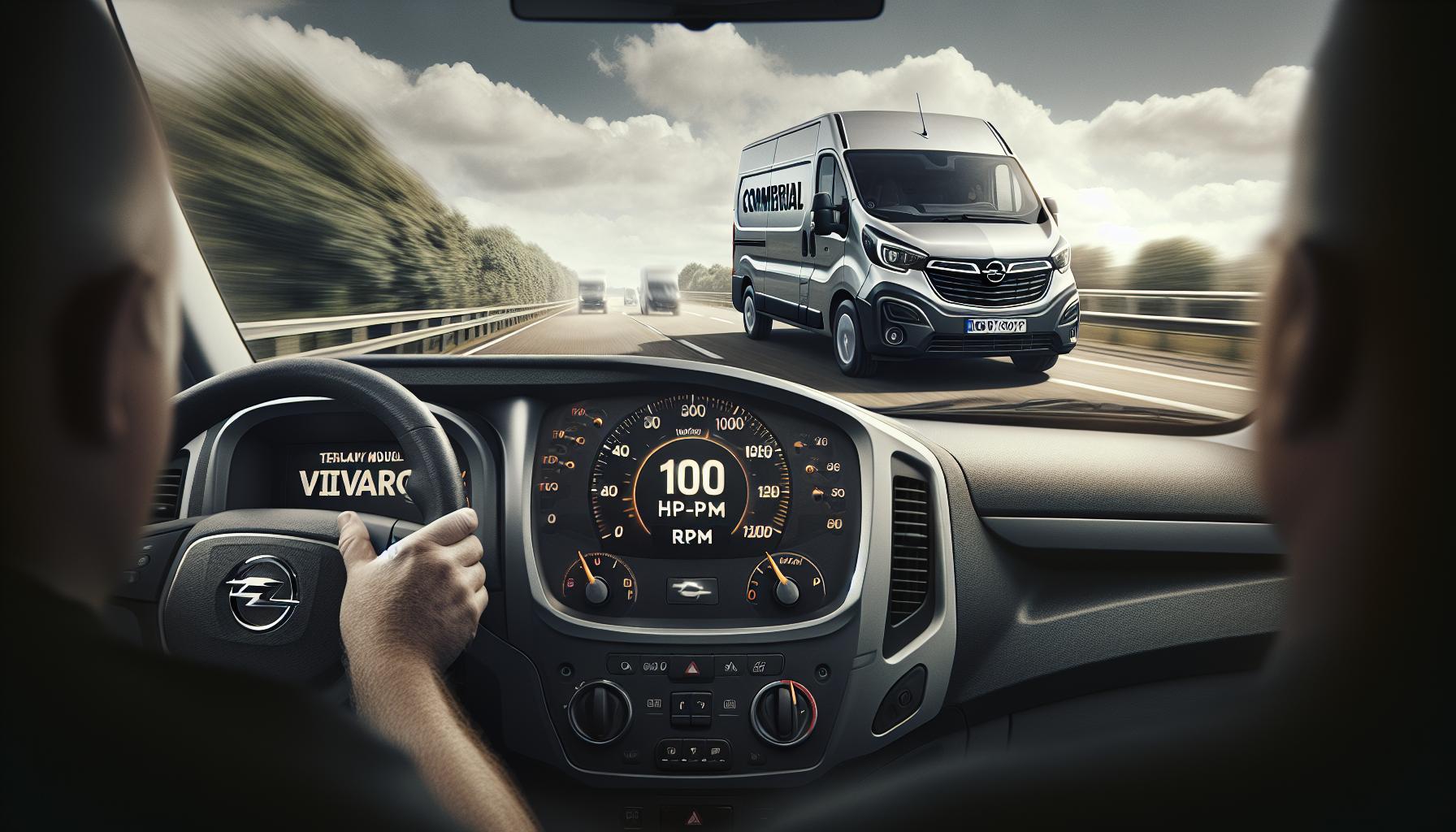 ¿A qué revoluciones funciona la Opel Vivaro de 100cv?