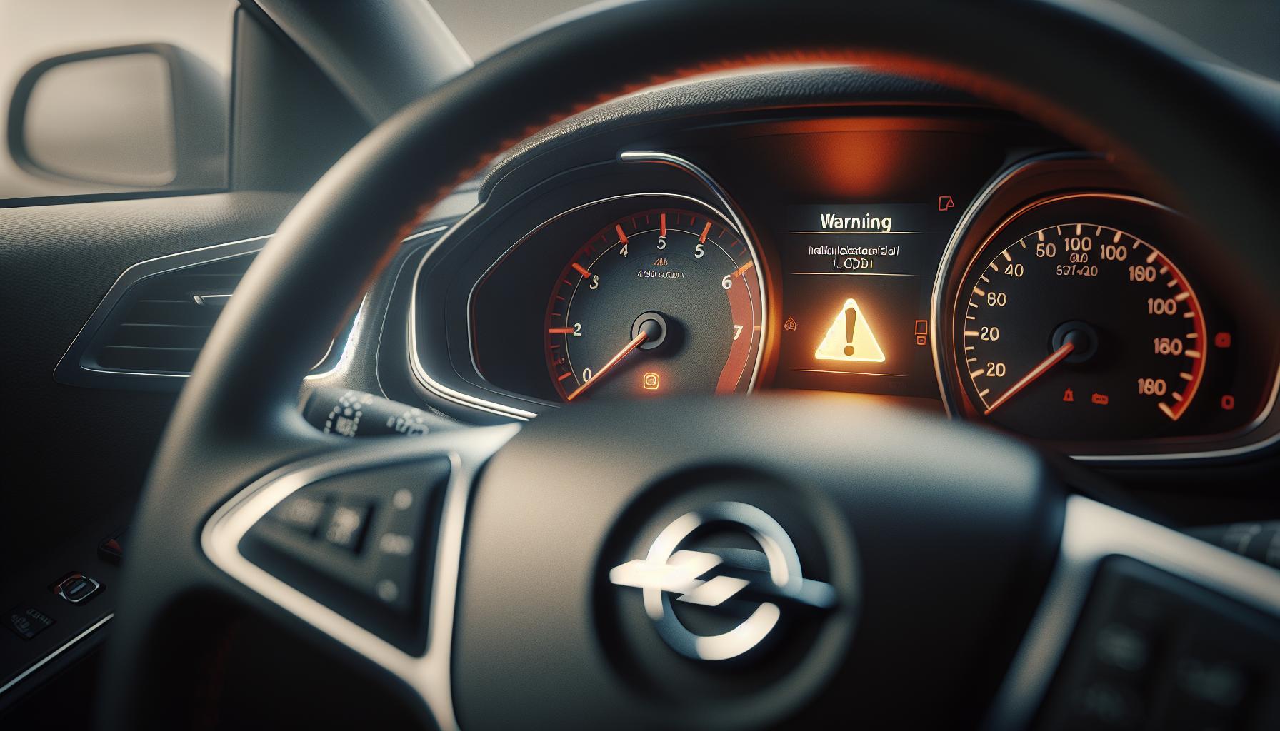 Significado del Testigo de Avería en Opel Astra 1.7 CDTI